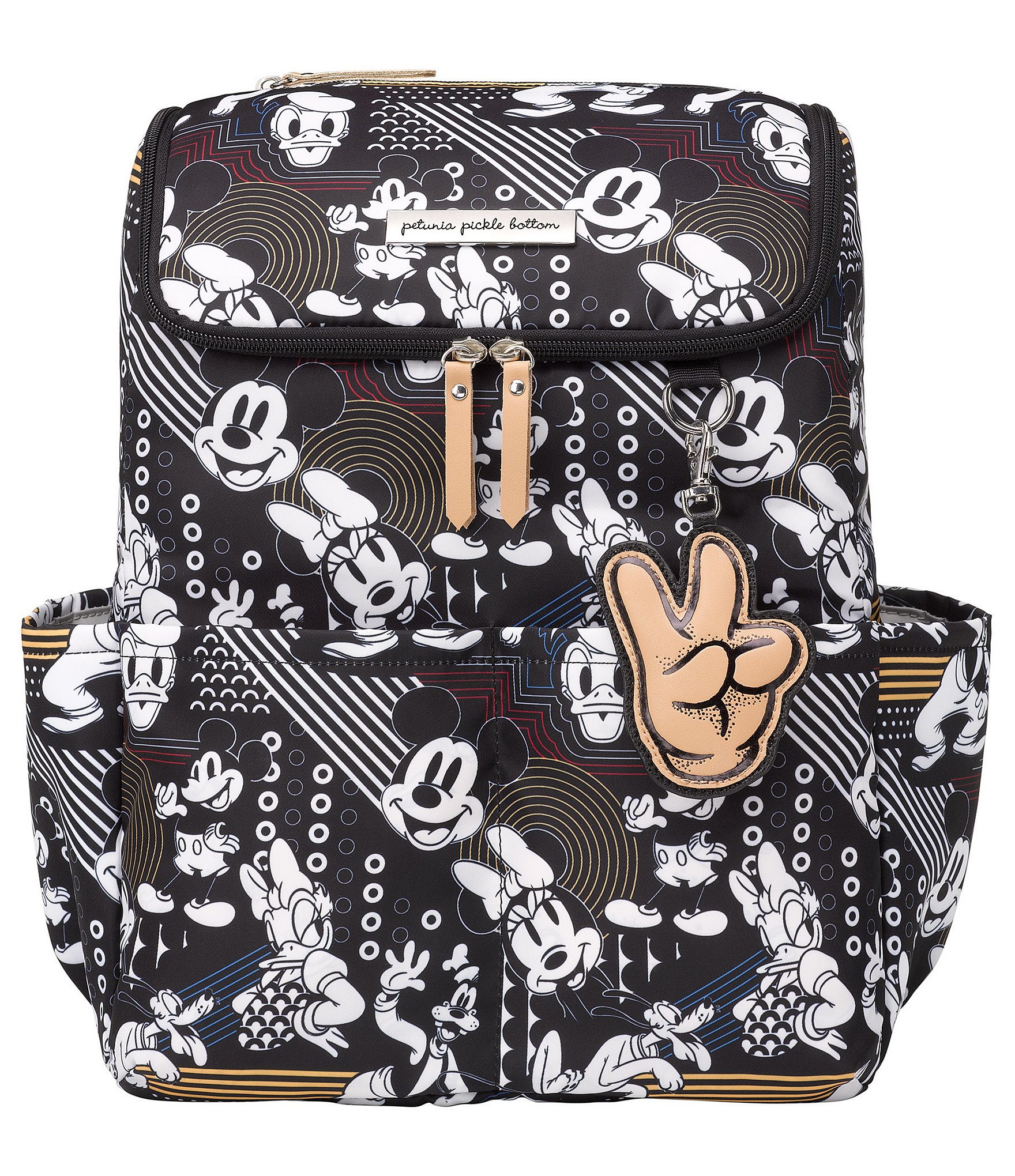 Petunia Pickle Bottom Method Backpack in Disney Mickey & Friends Good Times Collection, Black