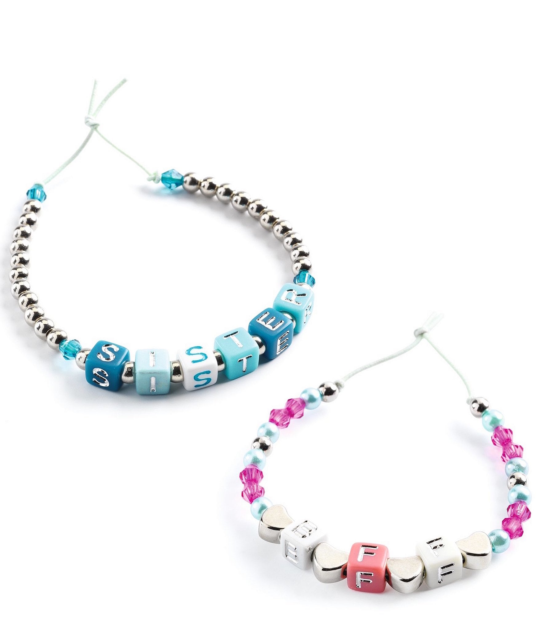 Djeco Alphabet Beads Bracelet Making Kit - Silver