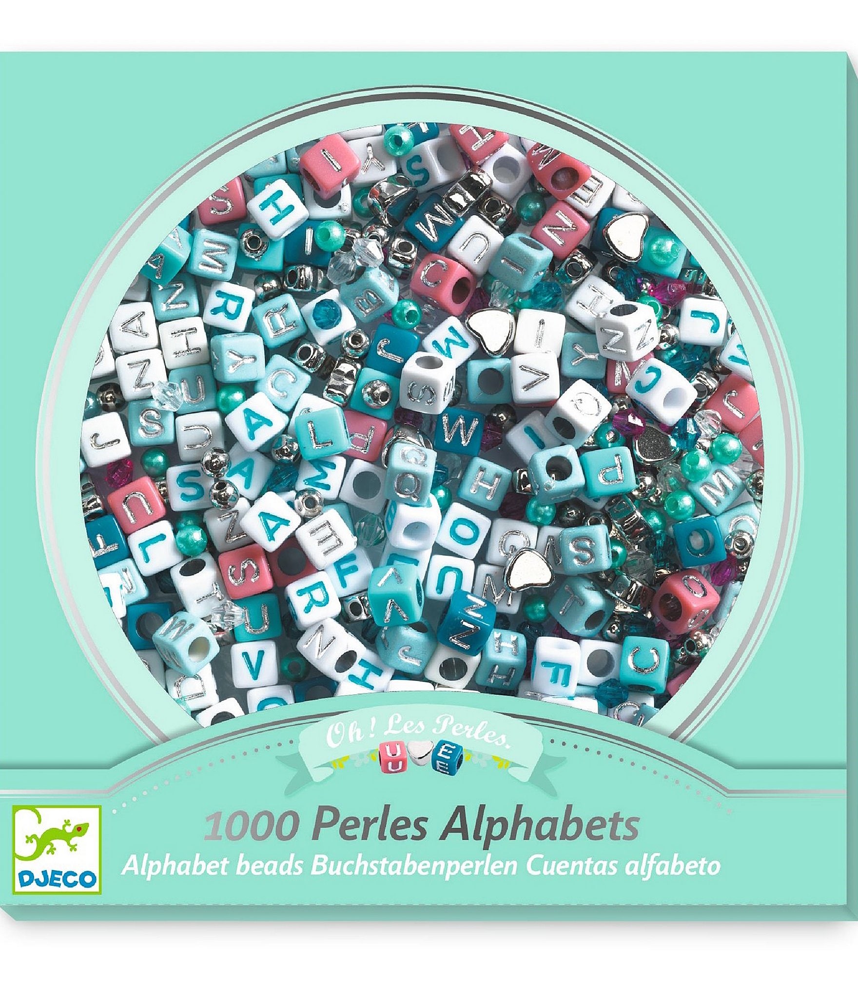 Djeco Alphabet Beads Bracelet Making Kit - Silver