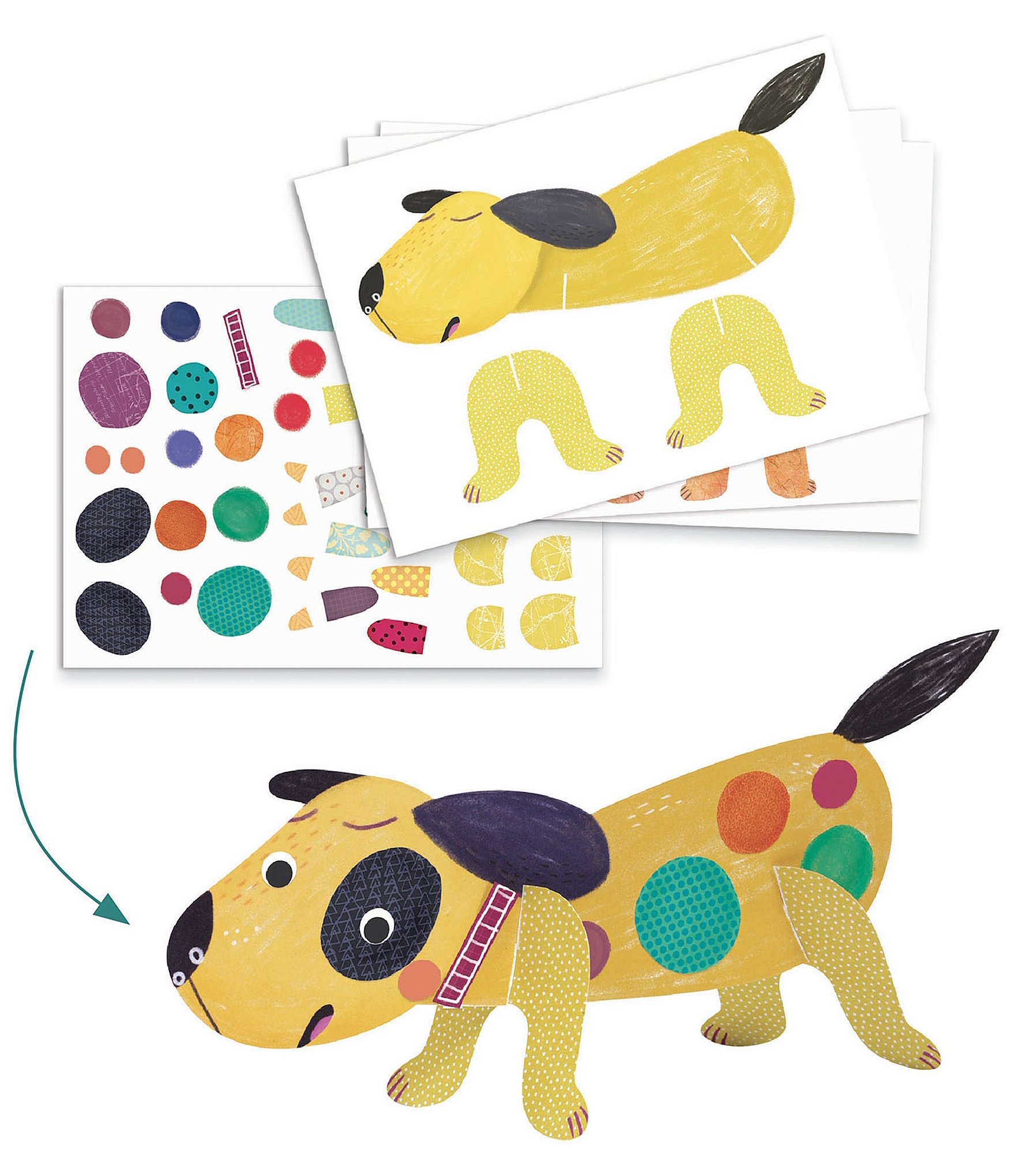 Djeco Animal Houses Multi-Activity Arts & Craft Kit