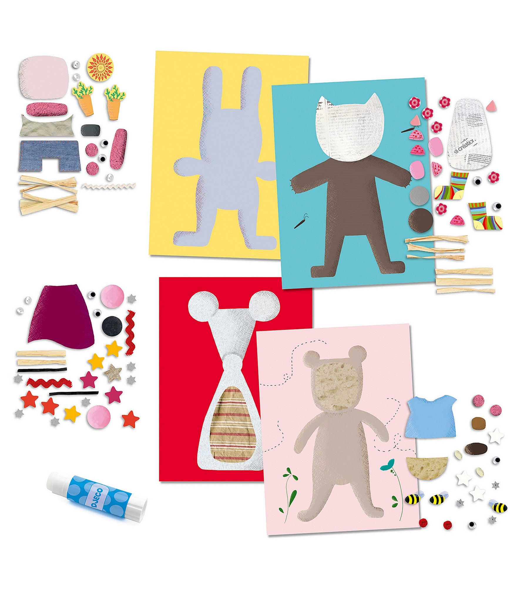 Djeco Collages For Little Ones Arts & Crafts Kit