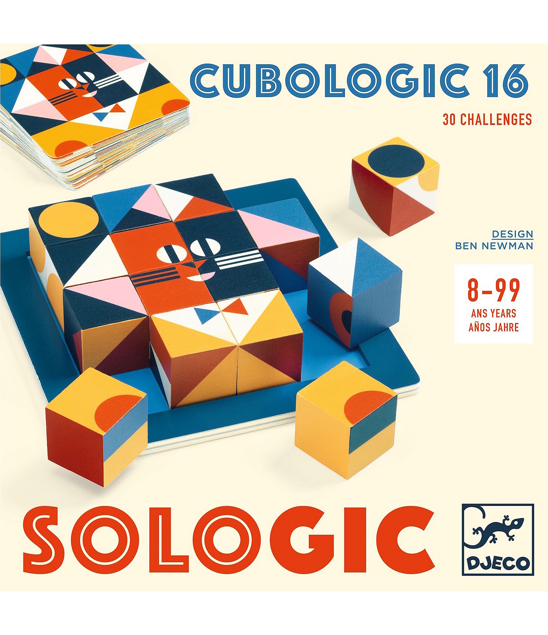 Djeco Cubologic 16 Sologic Games