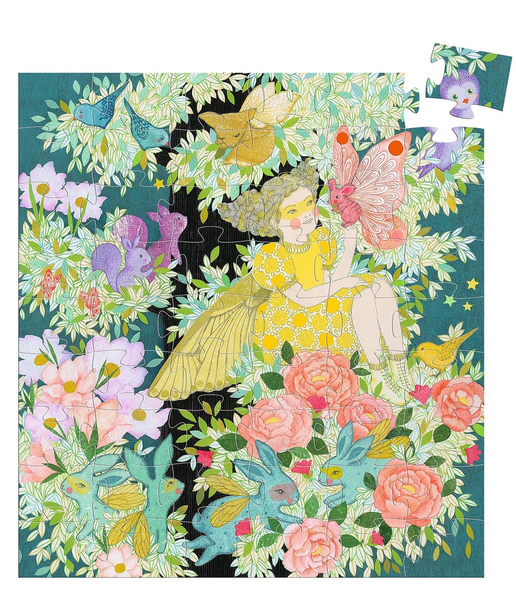 Djeco Flora's Tree 54pc Silhouette Puzzle