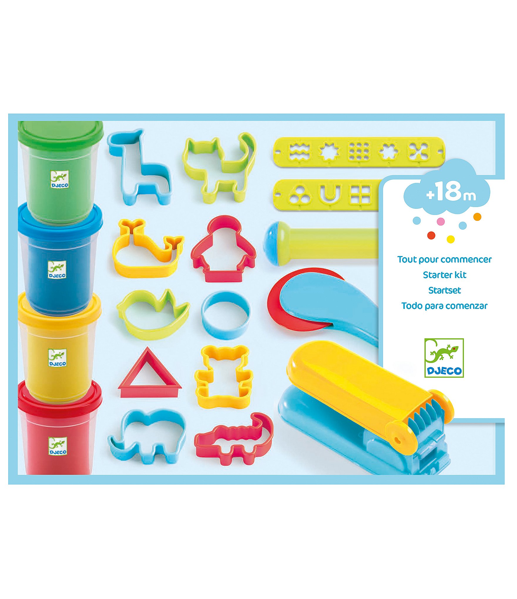 Djeco Introduction To Dough Arts & Crafts Kit