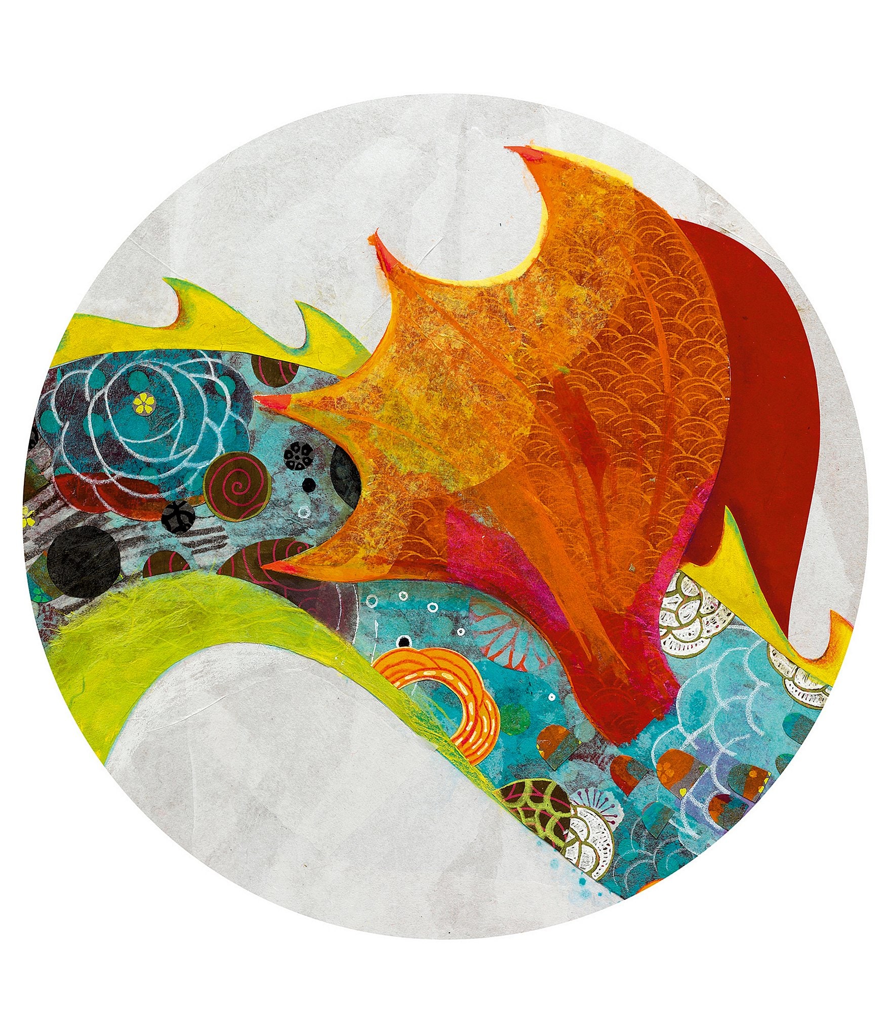 Djeco Leon The Dragon 58-Piece Giant Floor Jigsaw Puzzle