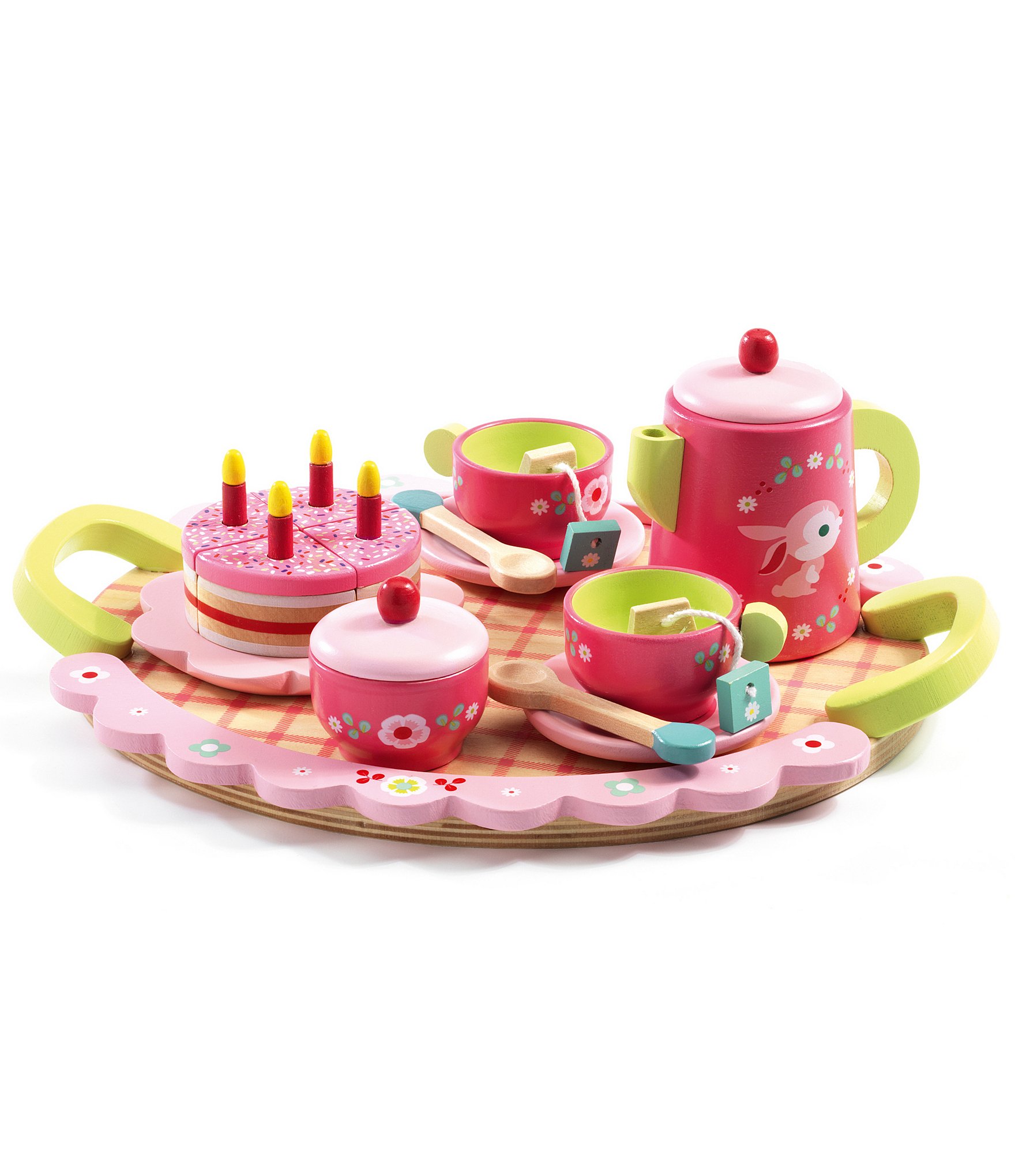 Djeco Fox's Party Wooden Tea Set