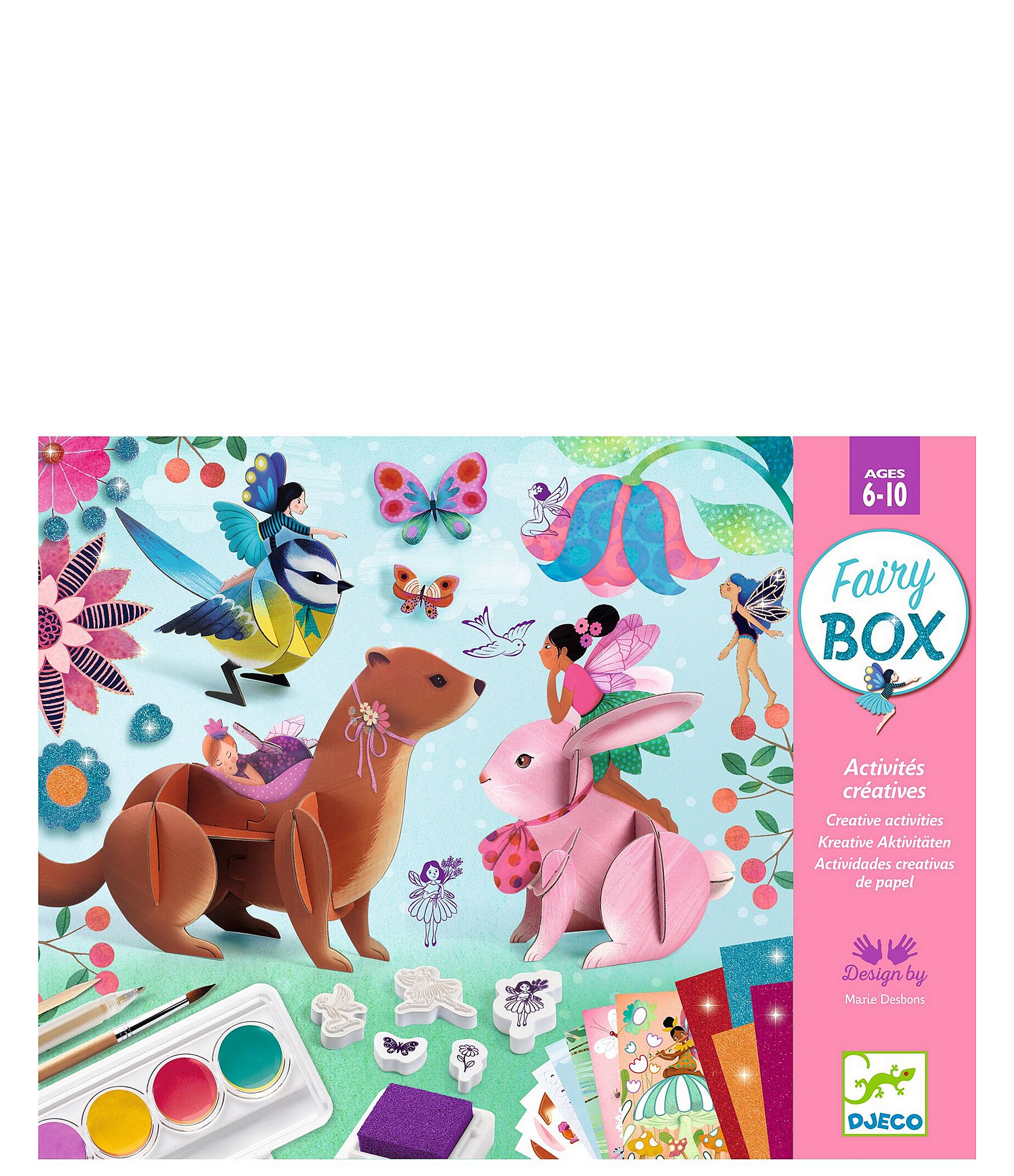 Djeco The Fairy Box Multi Activity Arts & Crafts Kit