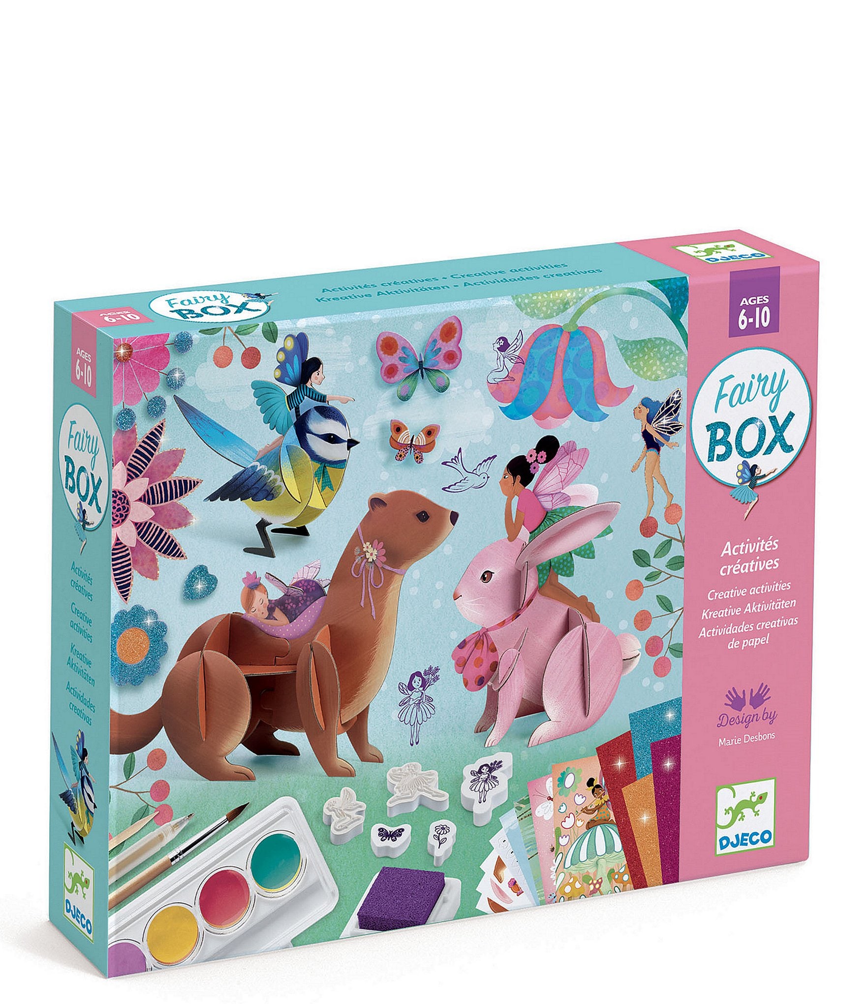 Djeco The Fairy Box Multi Activity Arts & Crafts Kit