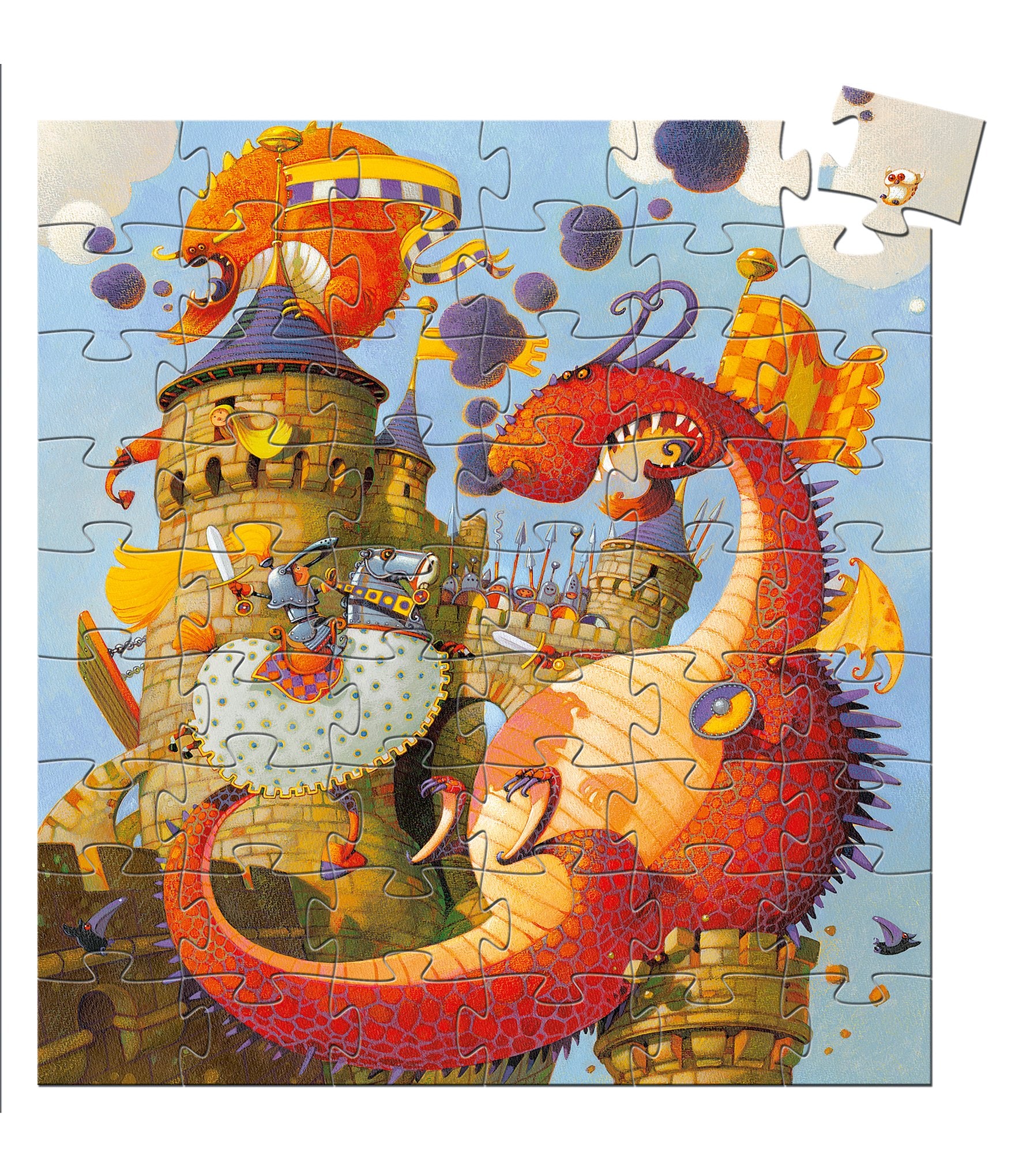 Djeco Vaillant And The Dragon Puzzle