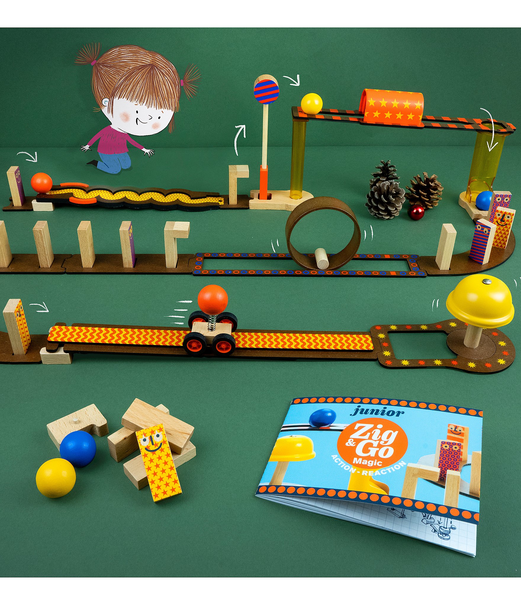Djeco Zig & Go Jr Magic 43-Piece Set