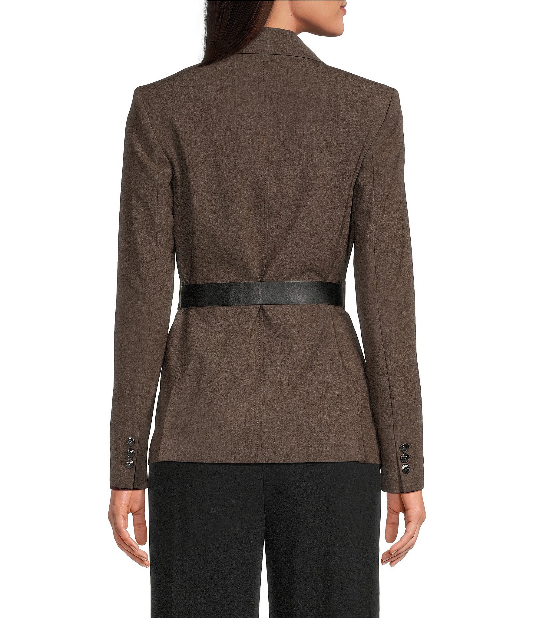 DKNY by Donna Karan Belted Jacket
