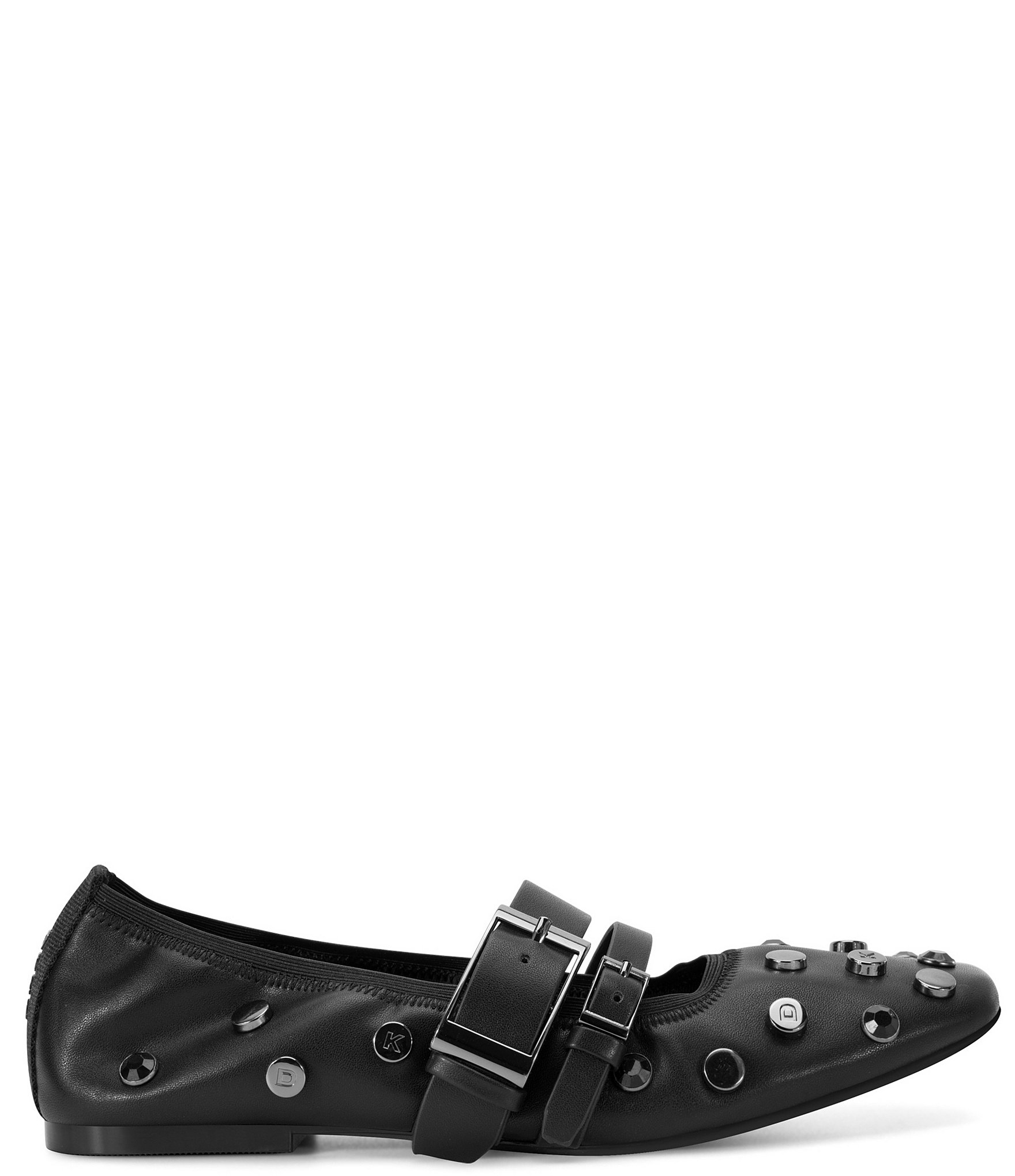 DKNY by Donna Karan Davey Studded Mary Jane Ballet Flats