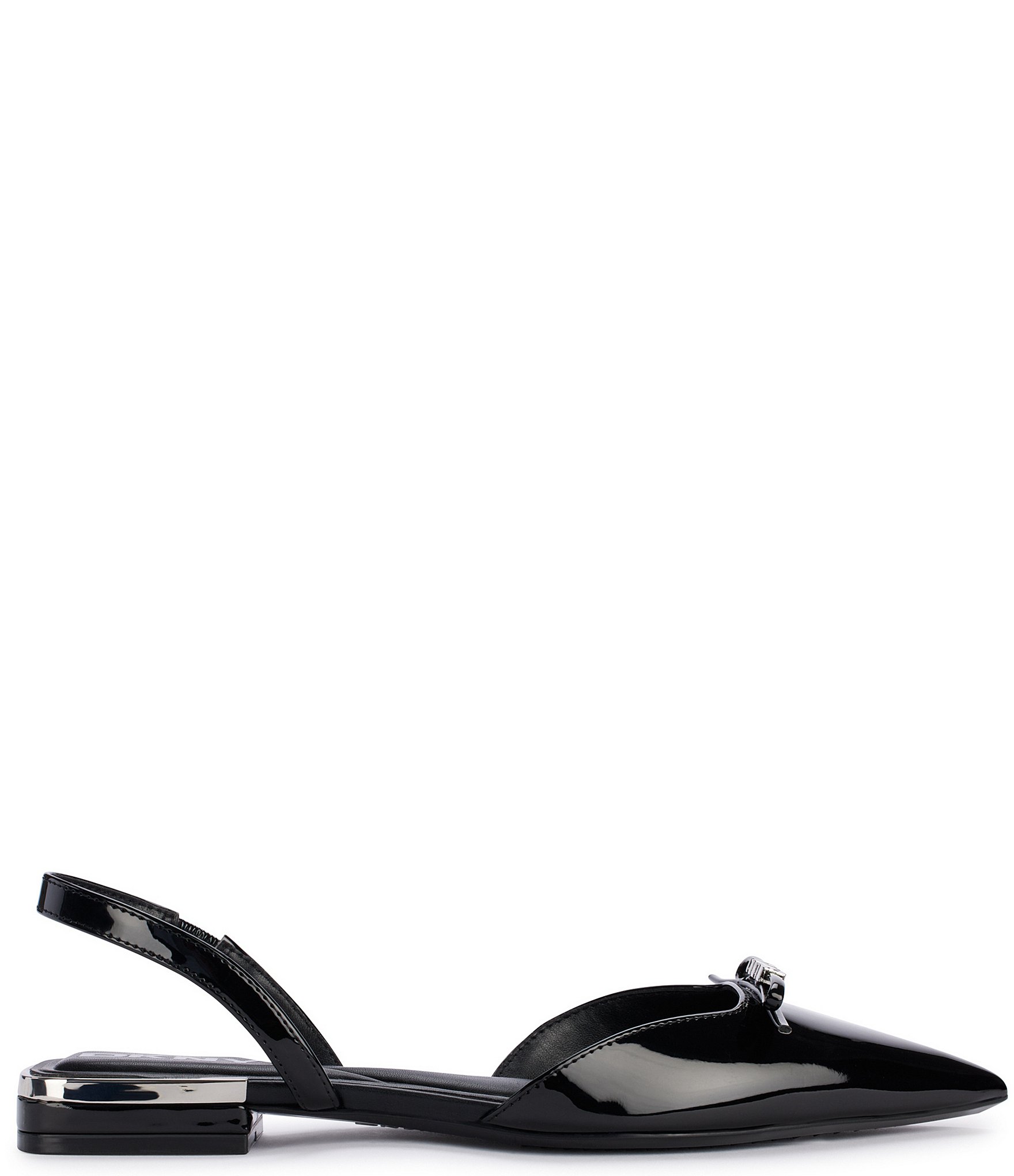 DKNY by Donna Karan Mahaska Patent Slingback Dress Flats