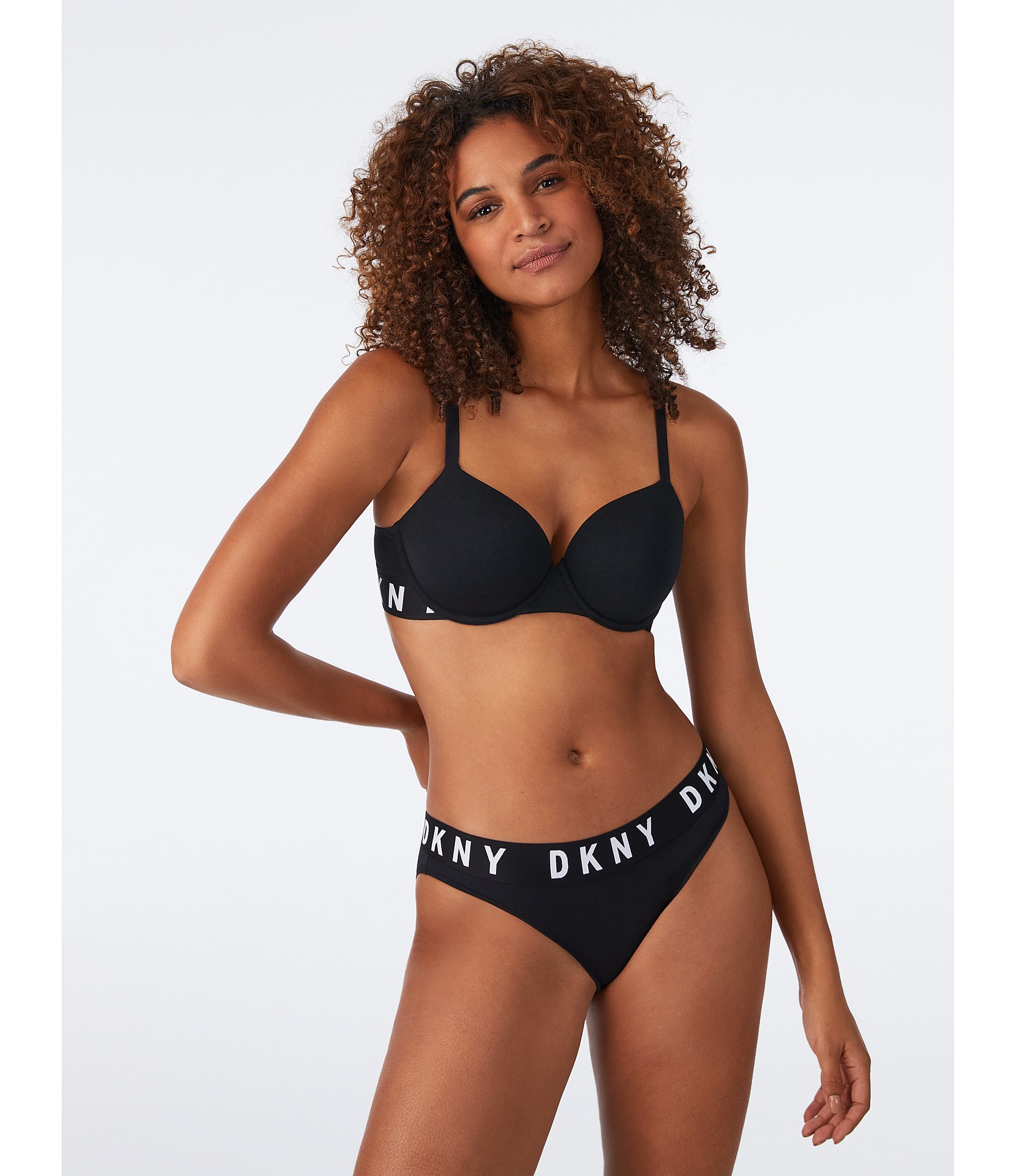 DKNY Cozy Underwire Adjustable Strap T-Shirt Bra