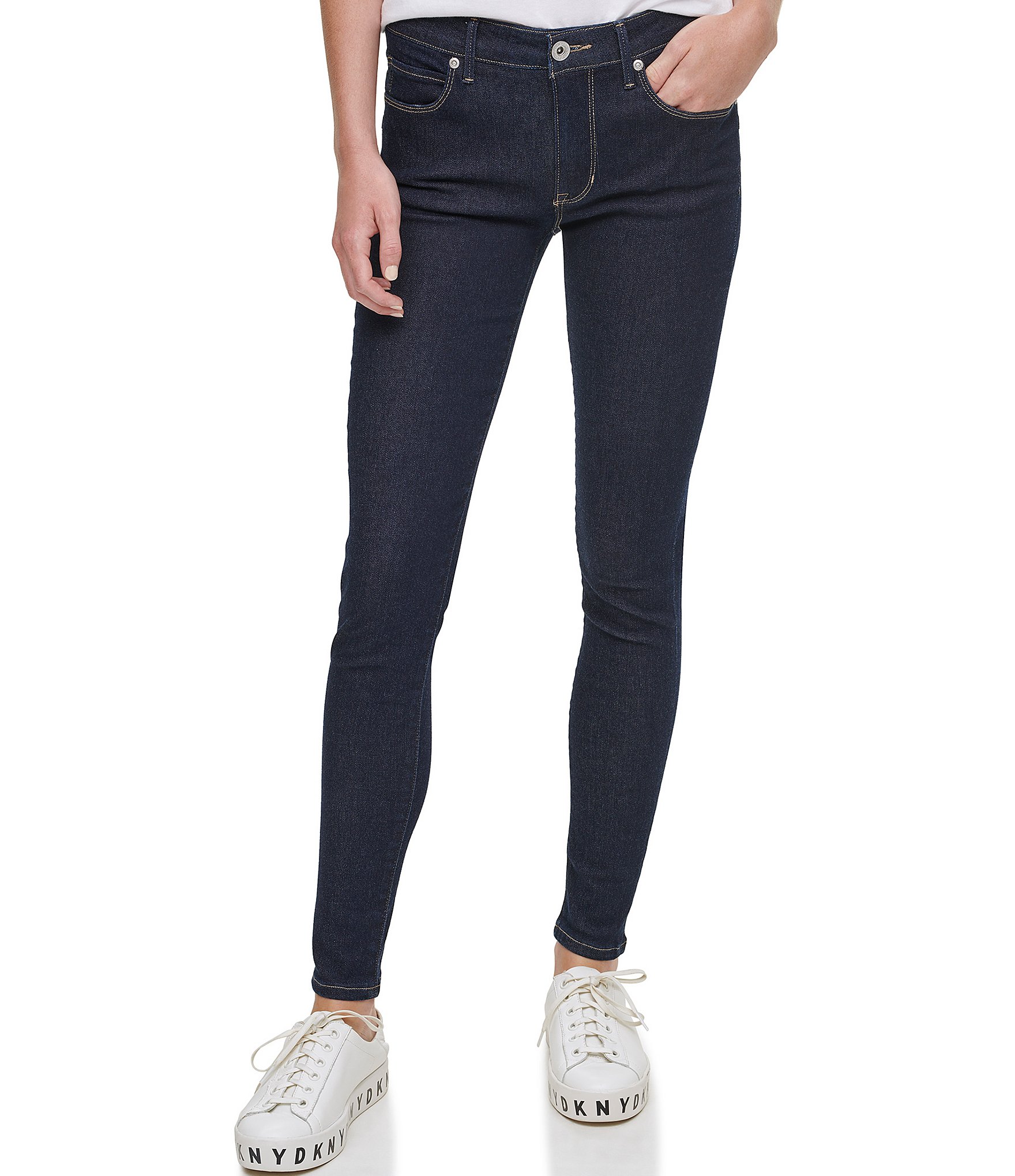 DKNY Jeans Super Stretch Denim Bleeker Shaping Skinny Jeans | Dillard's