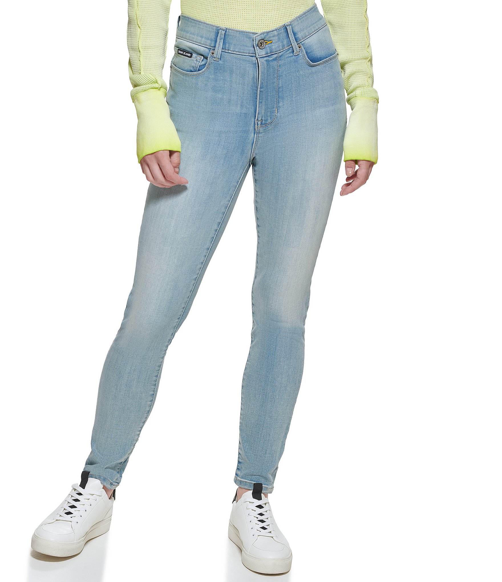 Doornen Geslagen vrachtwagen campagne DKNY Jeans Super Stretch Denim Bleecker Shaping Skinny Jeans | Dillard's