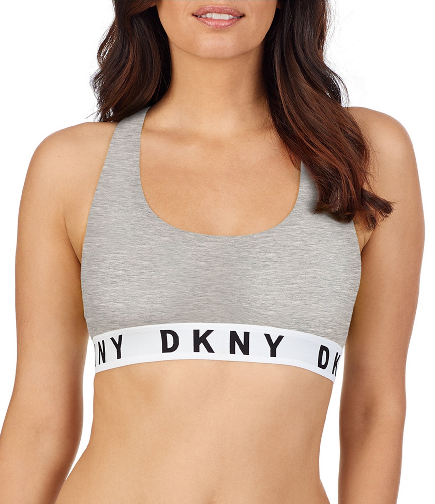 DKNY Signature Lace T-Back Bralette (735233) S/Laguna at  Women's  Clothing store