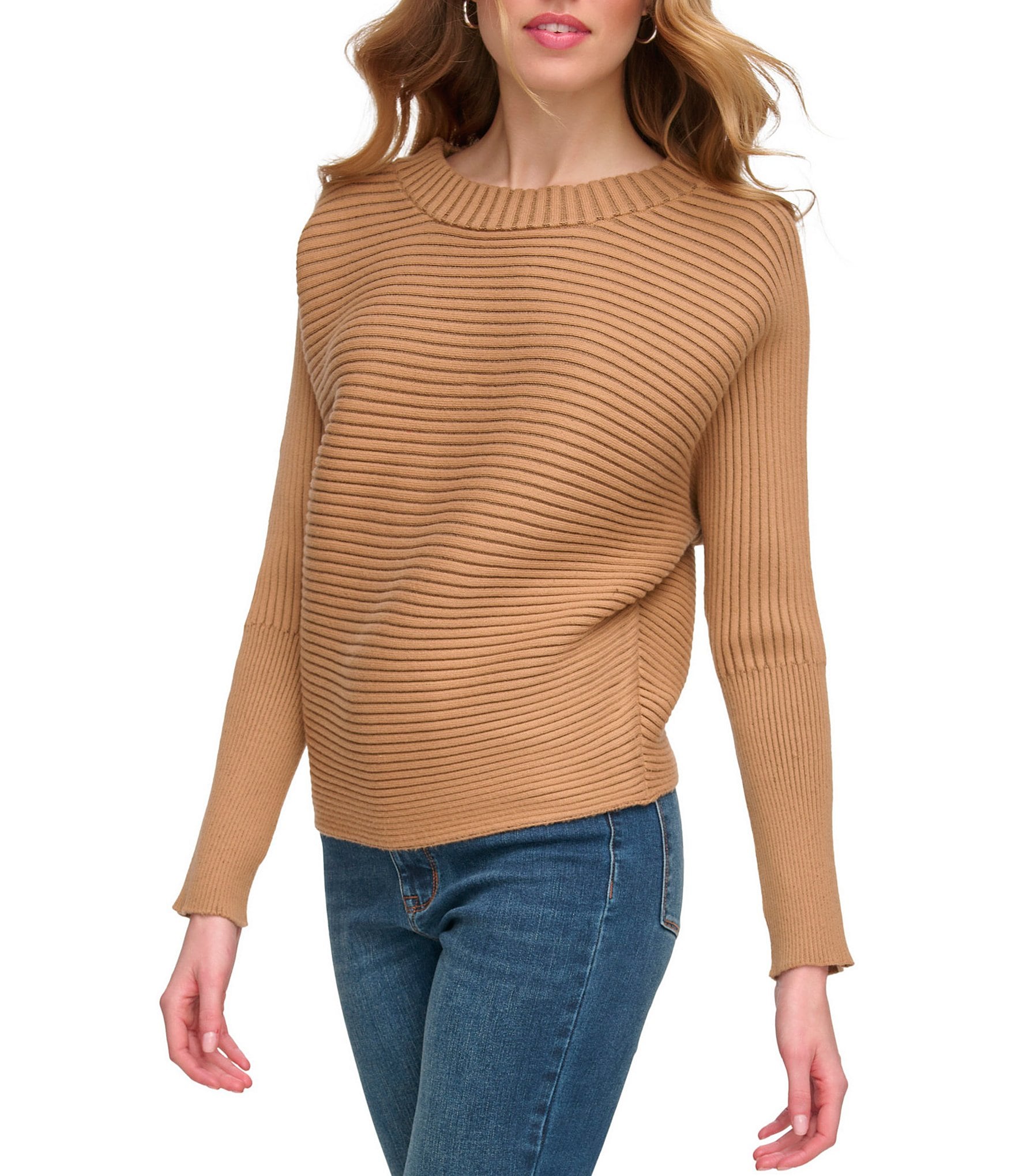Women Long Sleeve Sweater Casual Elegant Round Neck Star Pattern  Plus,clearence,Cute Stuff Under 5 Dollars,Lightning+Deals+Today,Prime  Pantry Clearance Items Today only Khaki