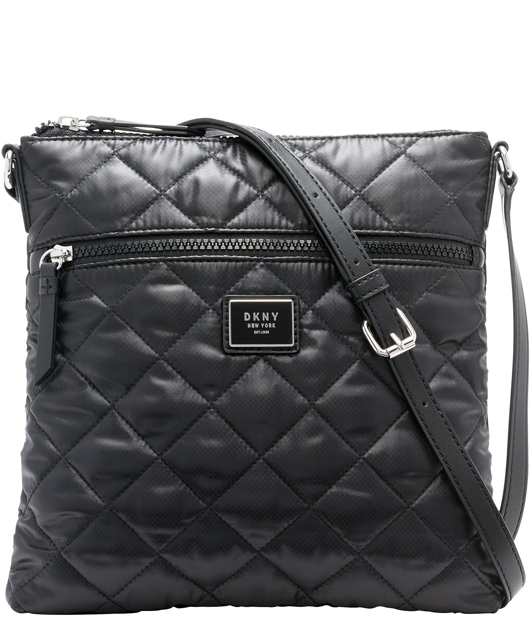 Nylon Quilted Cross-Body Bag