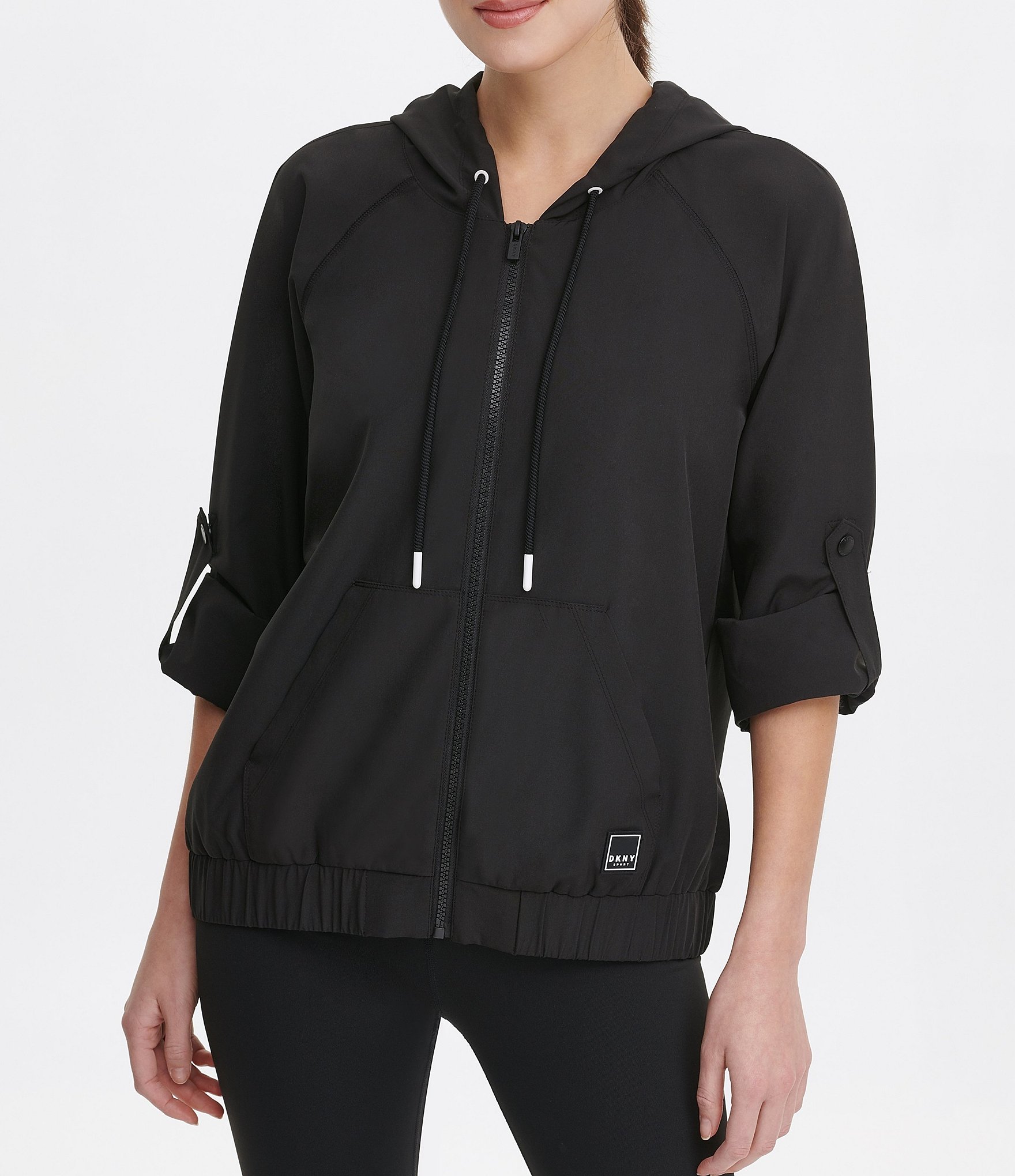 dkny zip hoodie