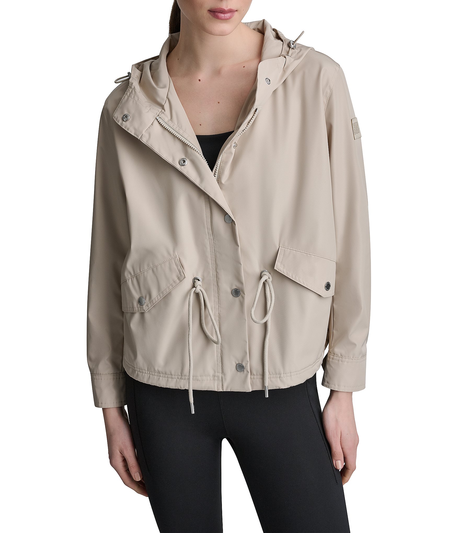 DKNY Sport by Donna Karan Drawcord Spectator Jacket