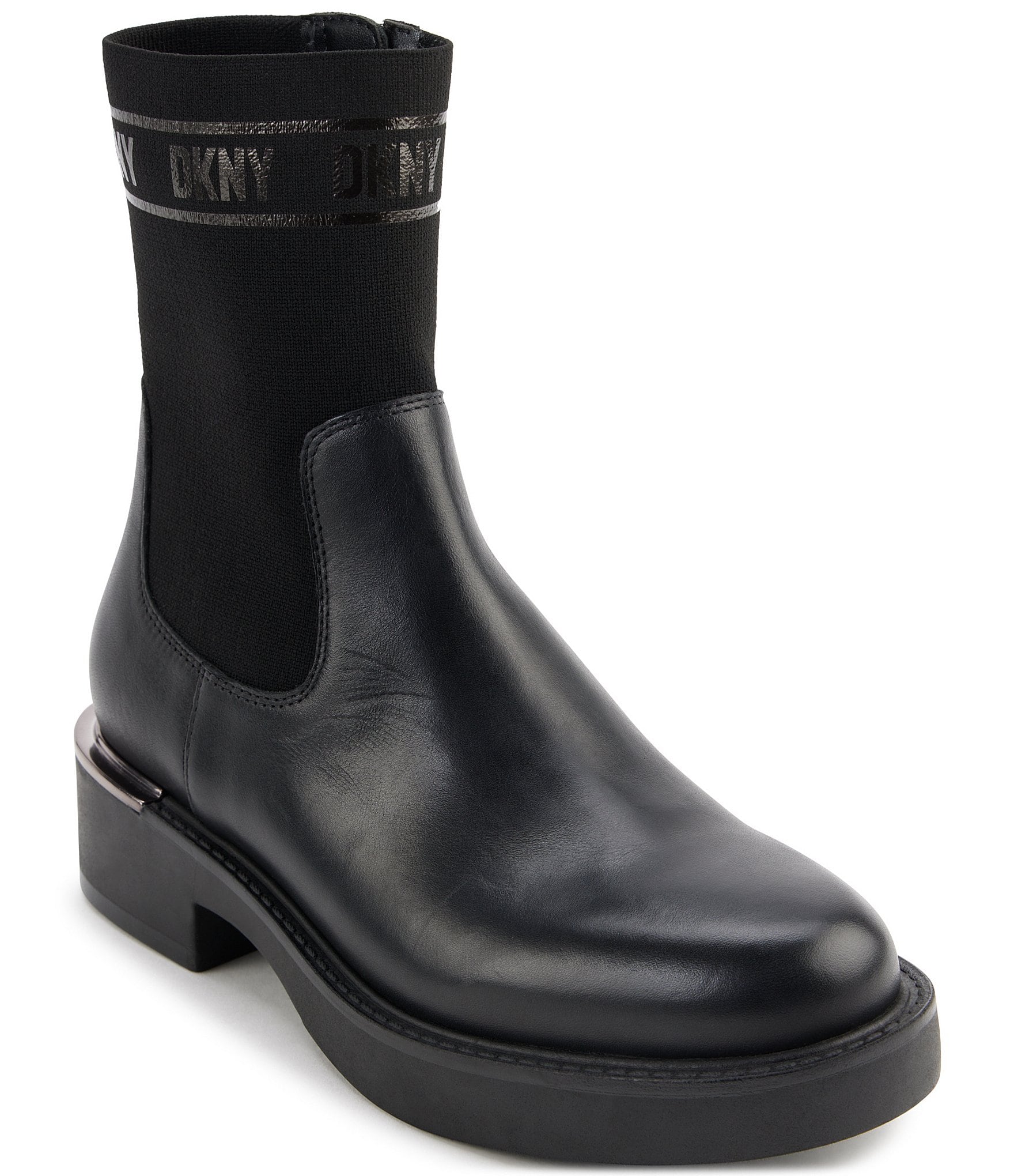 DKNY Tully Leather Sock Boots | Dillard's