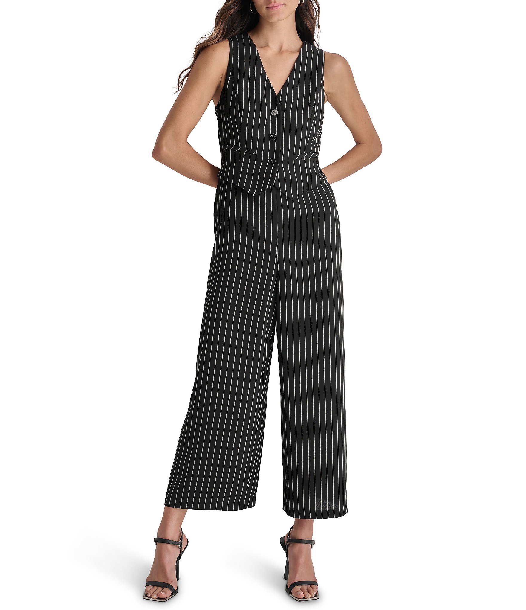 DKNY by Donna Karan Woven Two Piece Mock Vest V Neck DKNY by Donna Karan Woven Two Piece Mock Vest V Neck