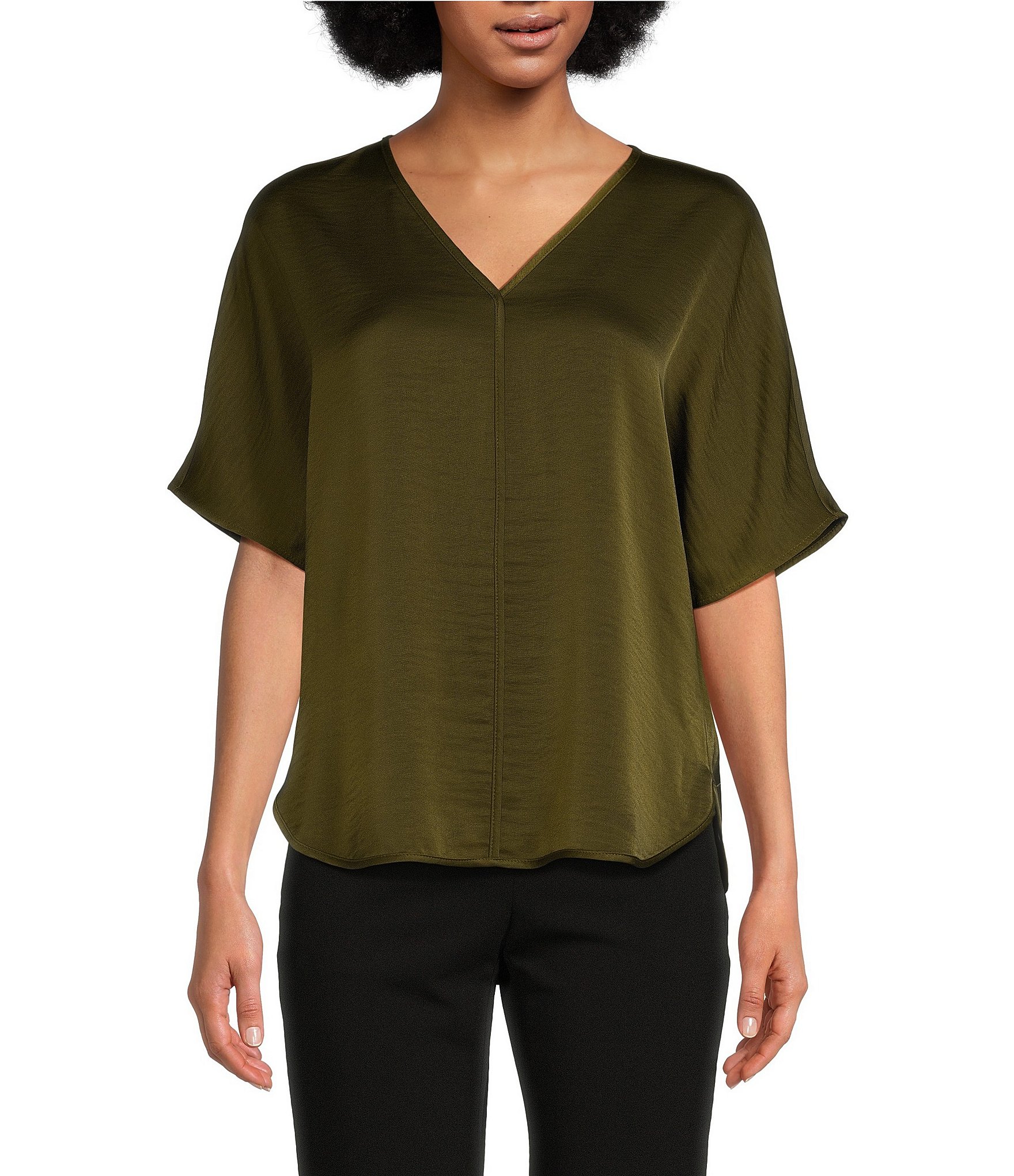 Donnalyn Blouse Black Silver