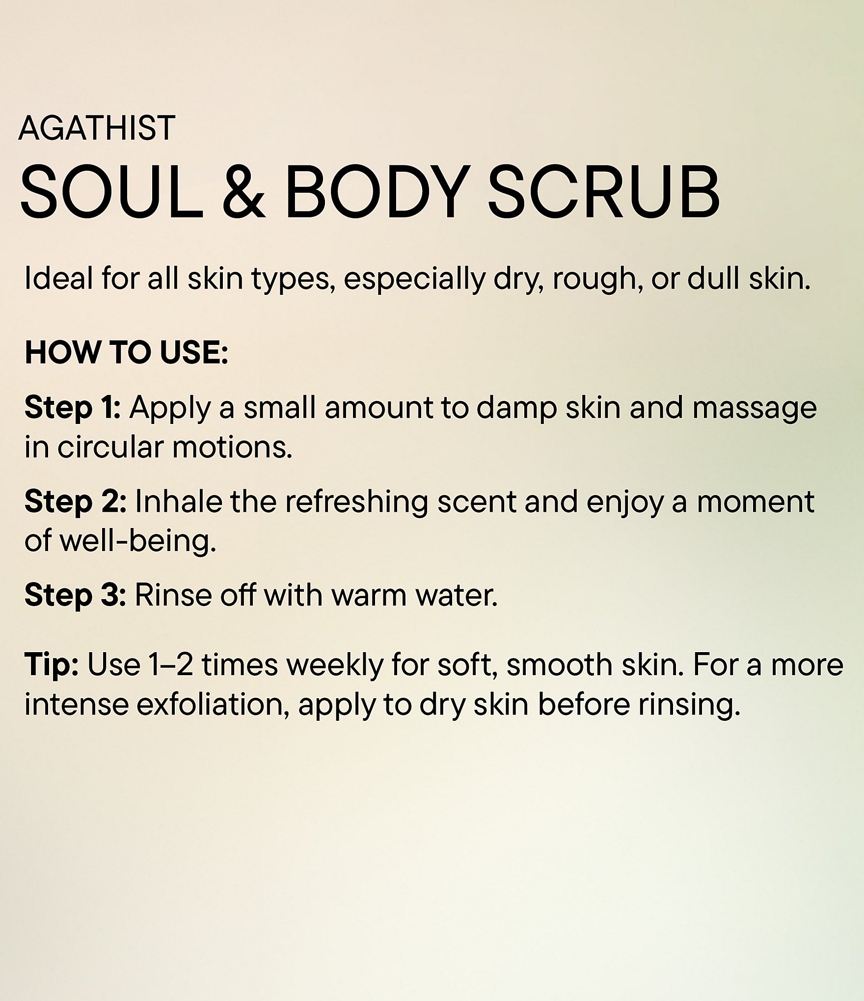 Doctor Babor Soul & Body Agathist Scrub