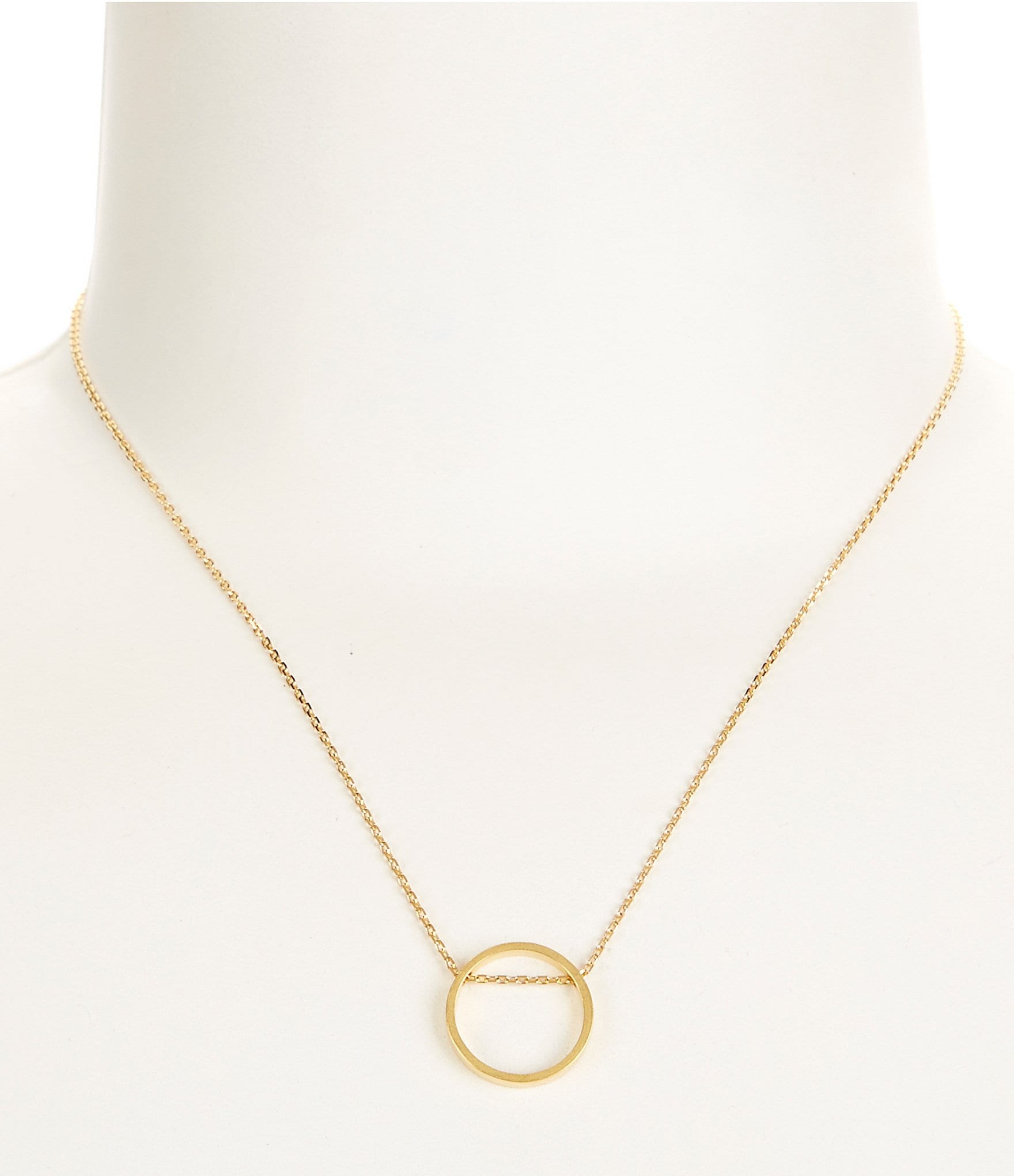 Dogeared Karma Open Circle Pendant Necklace Dillards