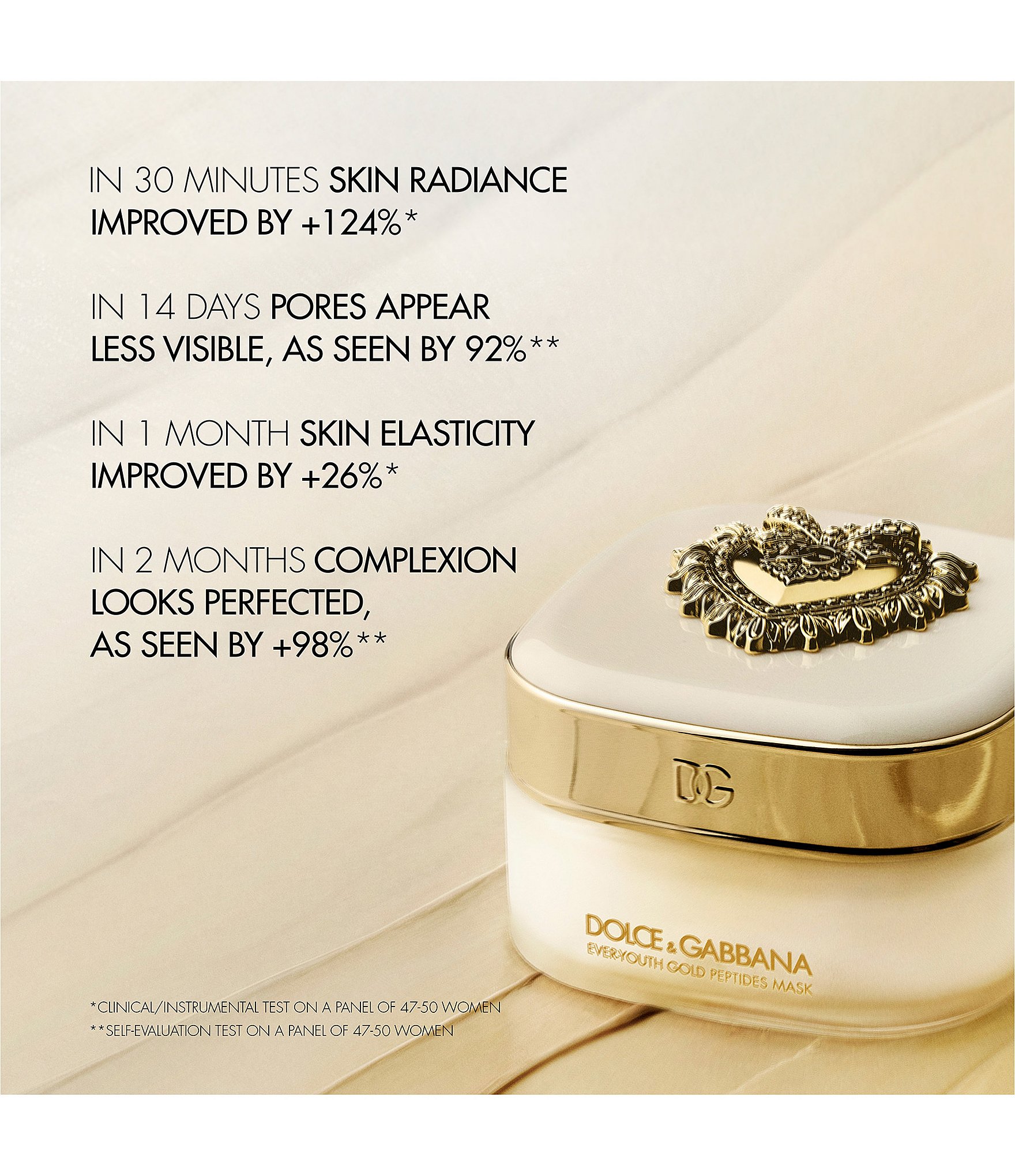 Dolce & Gabbana Ever-Youth Gold Peptides Brightening & Refining Face Mask