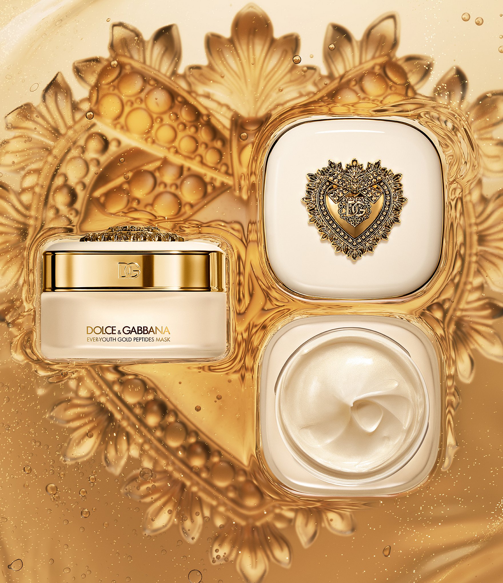 Dolce & Gabbana Ever-Youth Gold Peptides Brightening & Refining Face Mask