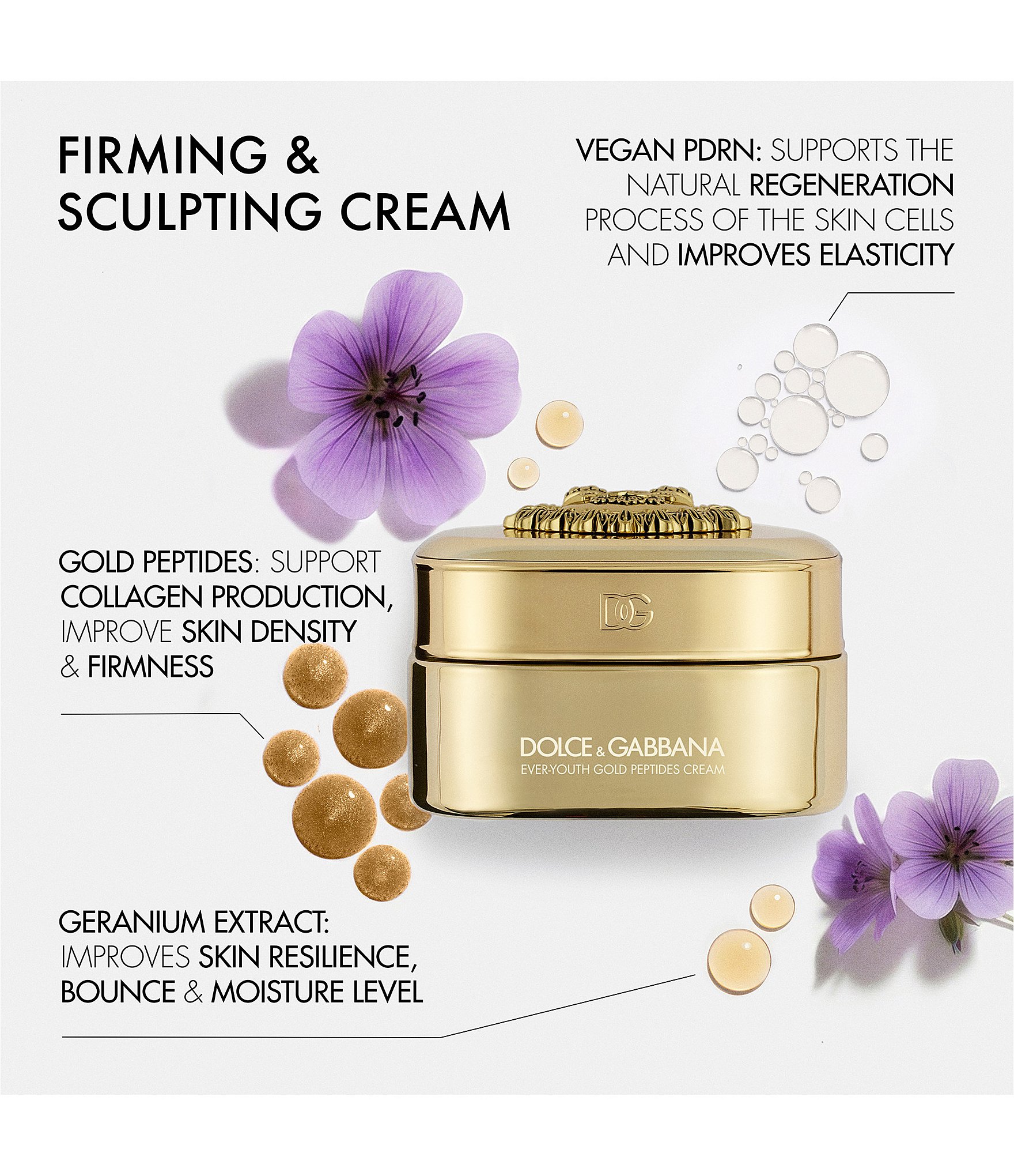 Dolce & Gabbana Ever-Youth Gold Peptides Cream Firming & Sculpting