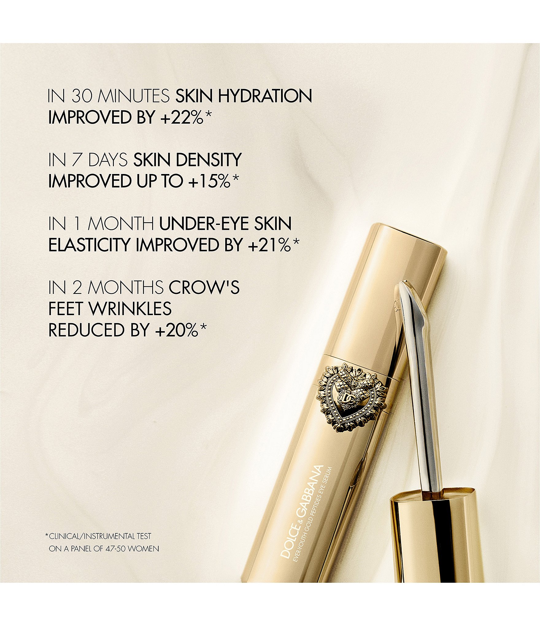 Dolce & Gabbana Ever-Youth Gold Peptides Eye Serum Refining & Wrinkle Correcting