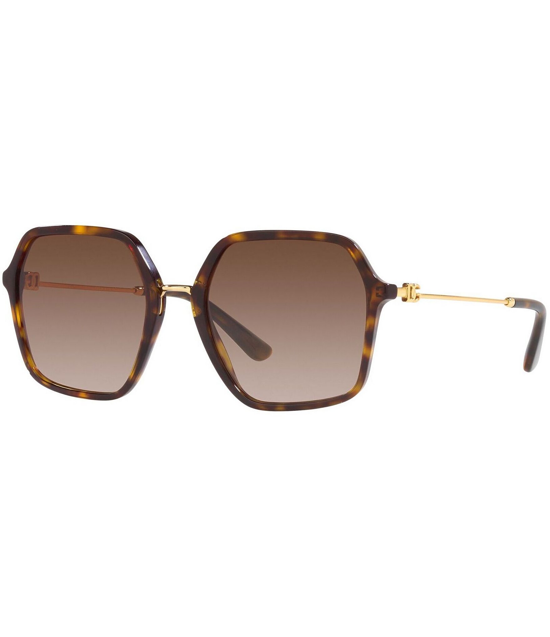 Oversized Square Sunglasses in Brown - Dolce Gabbana