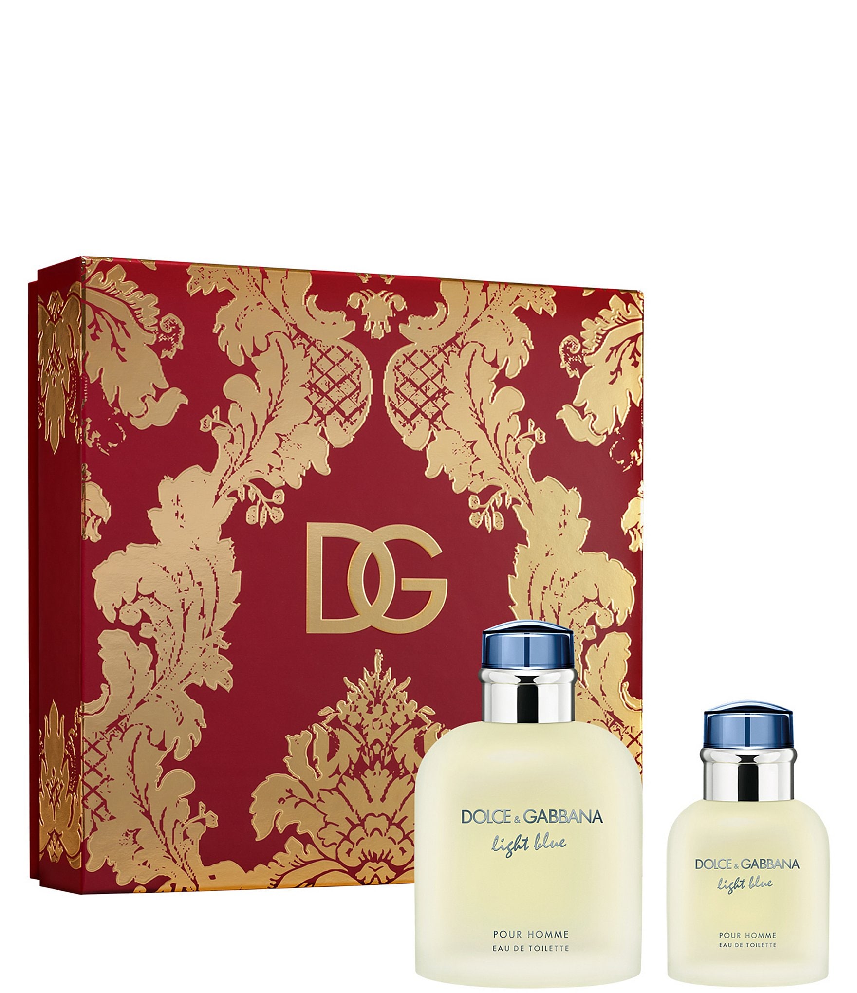 Dolce Gabbana Light Blue Pour Homme Eau de Toilette 2 Pc Gift