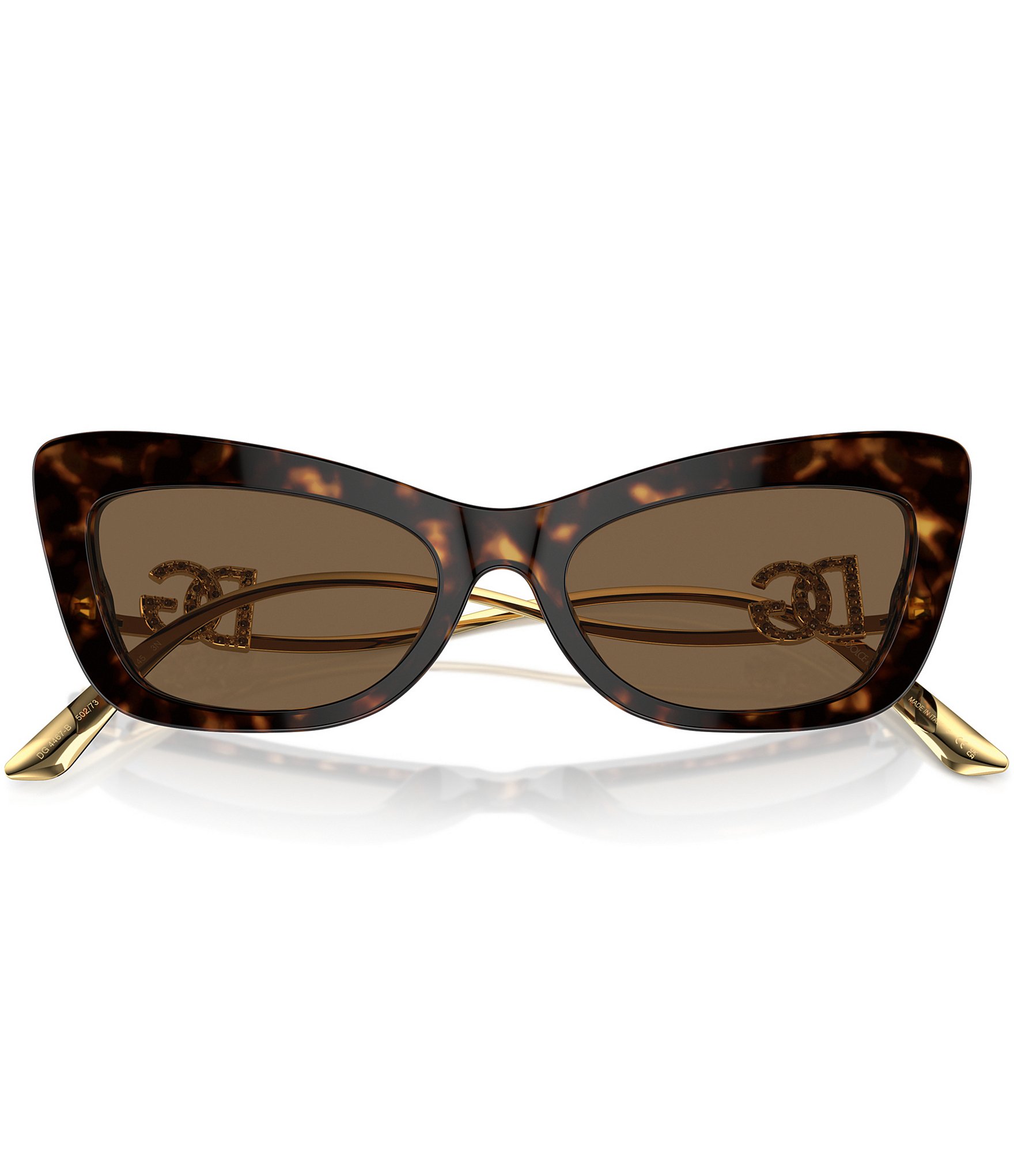 Dolce & Gabbana Women's DG4467B 55mm Havana Cat Eye Sunglasses