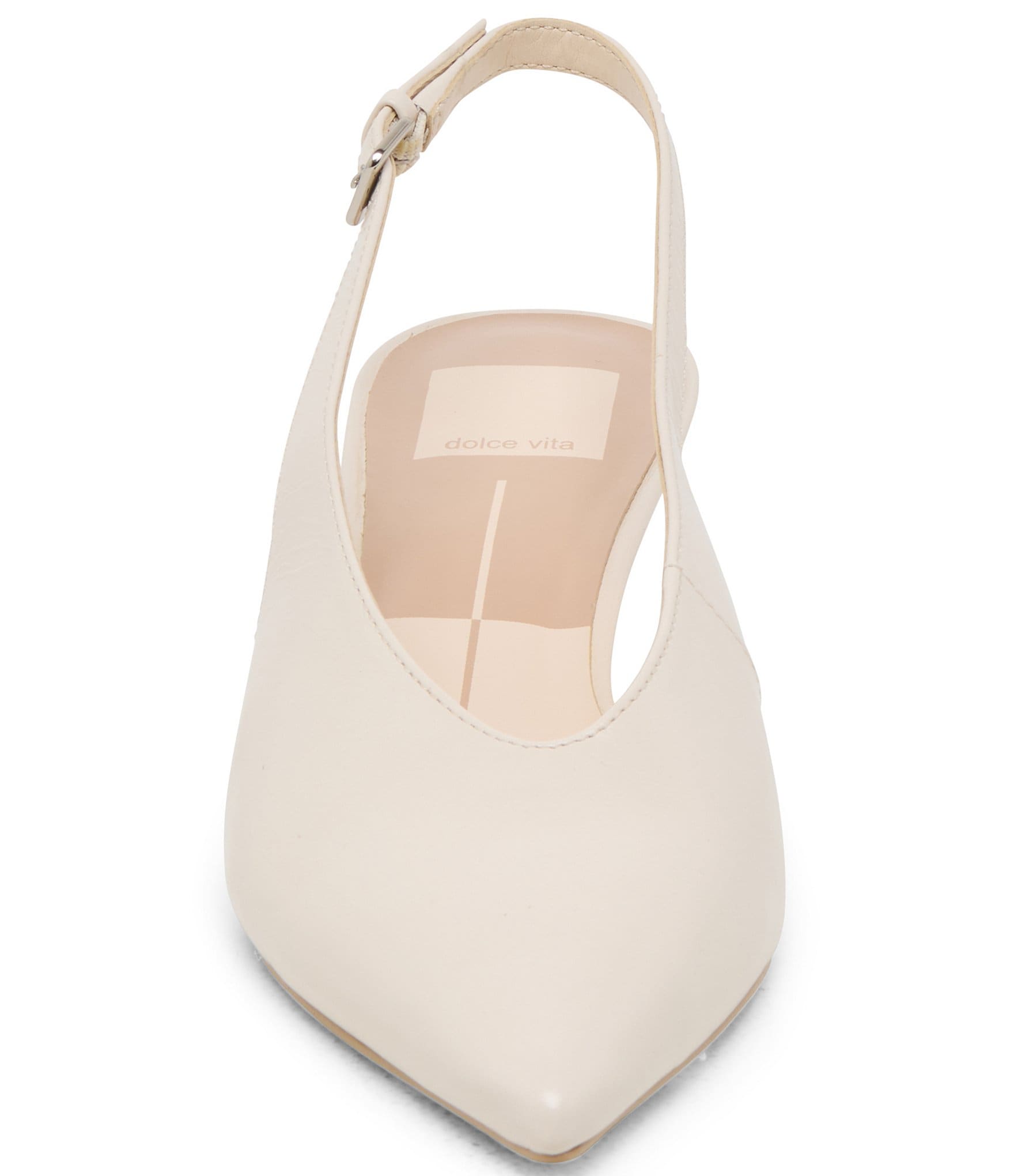 Dolce Vita Alenna Leather Kitten Heel Slingback Pumps