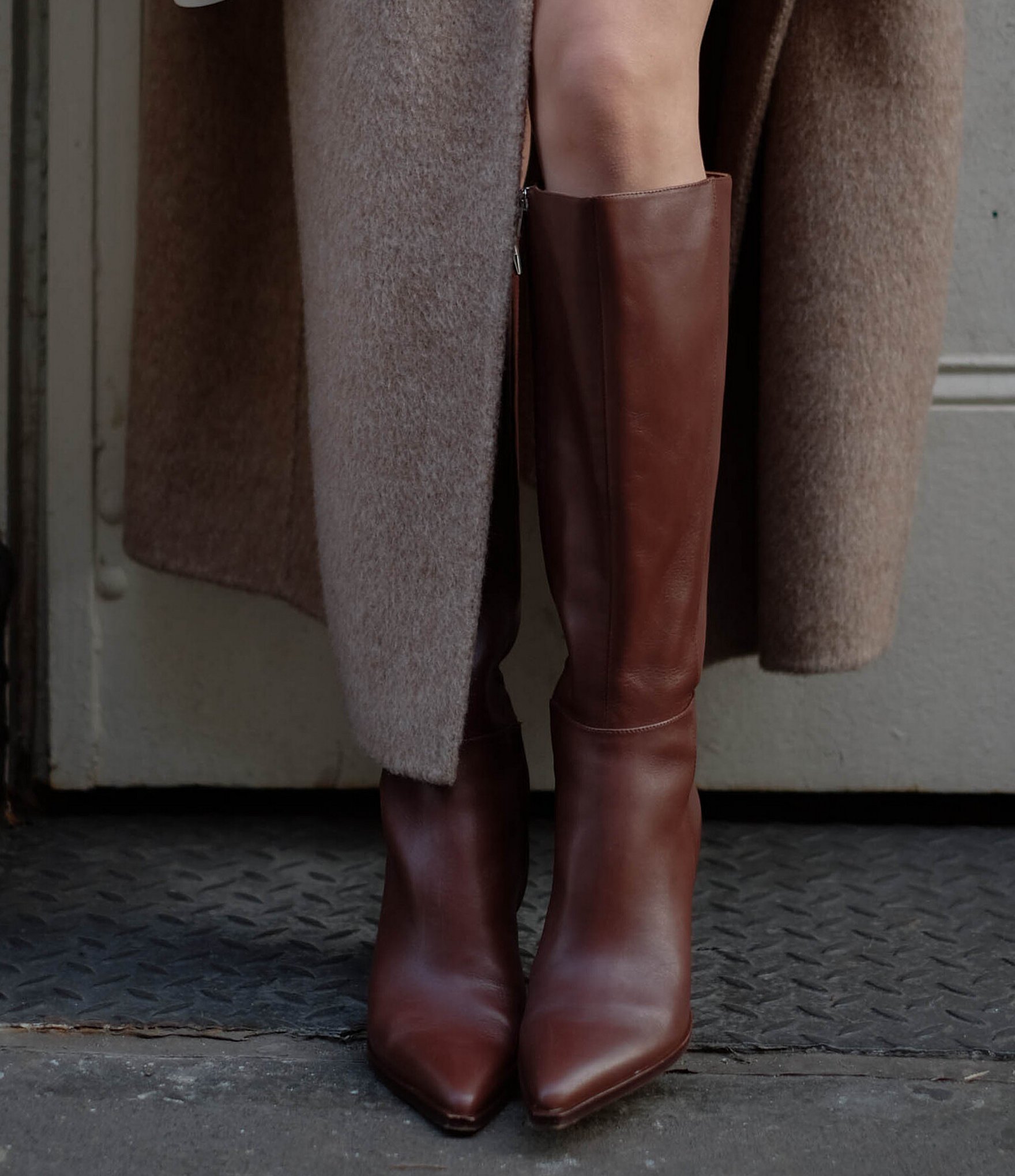 Dolce Vita Auggie Leather Knee High Boots