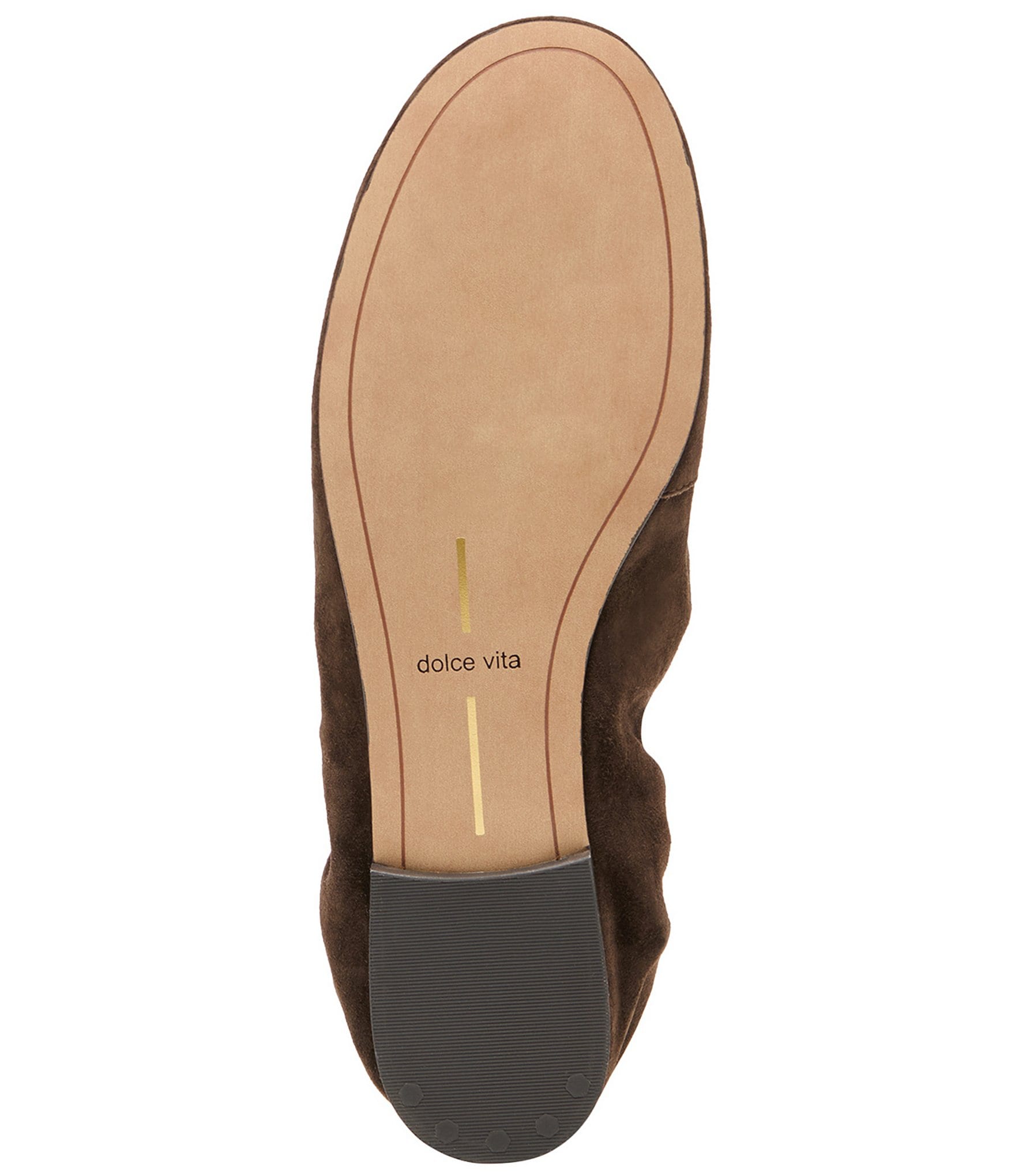 Dolce Vita Cornel Leather Ruched Ballet Flats