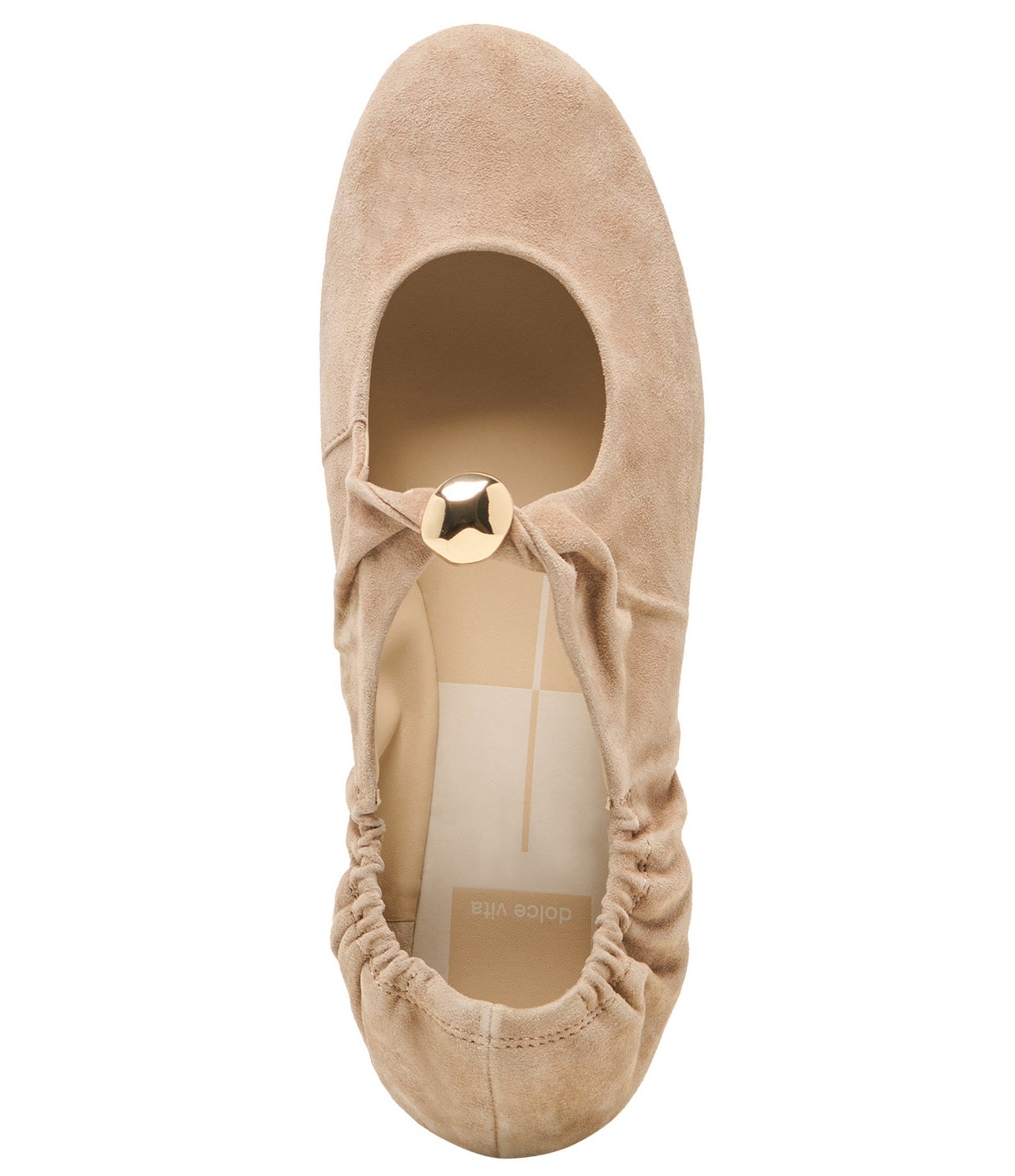 Dolce Vita Cornel Suede Ruched Ballet Flats