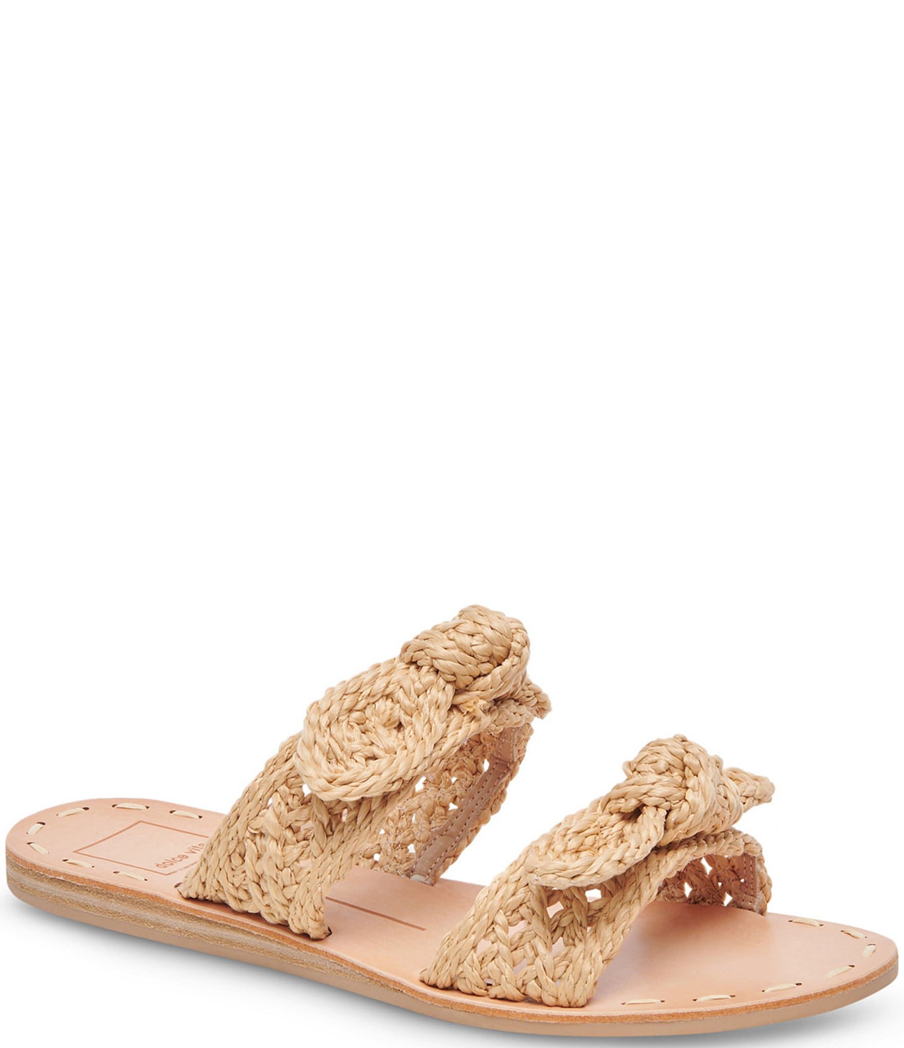 Dolce Vita Dinah Raffia Bow Sandals | Dillard's