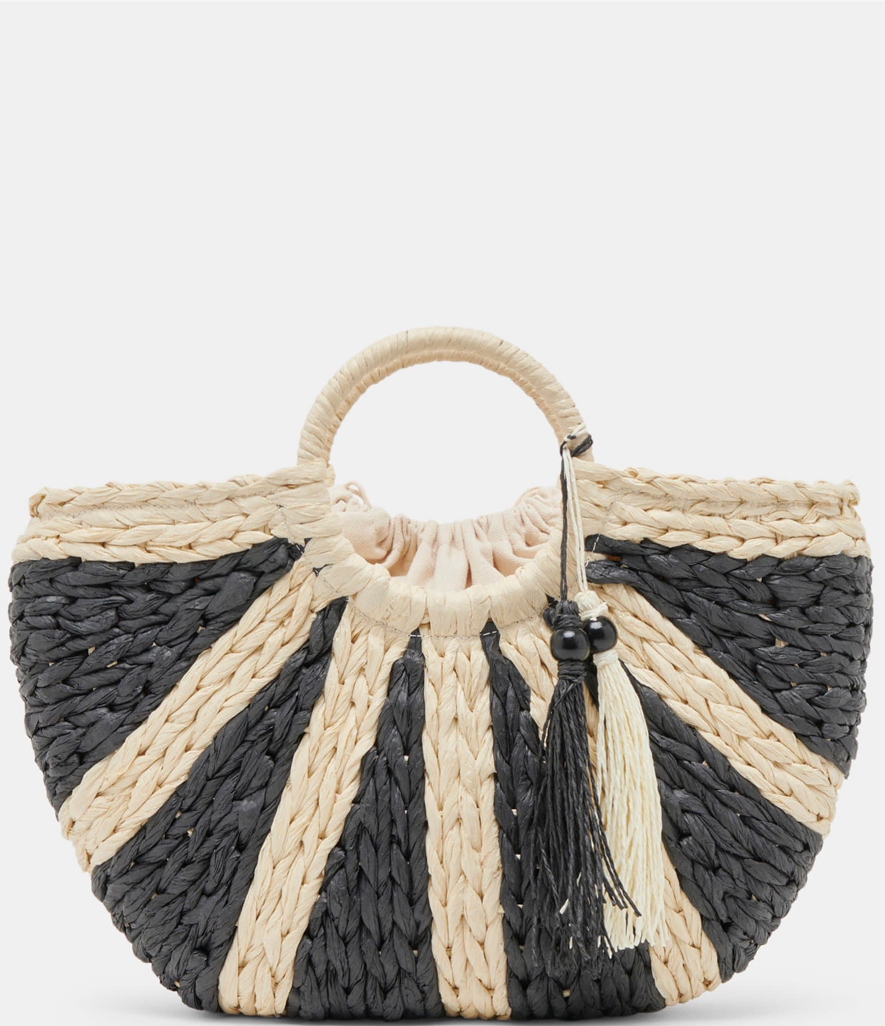 Dolce Vita Estelle Raffia Shopper Tote Bag