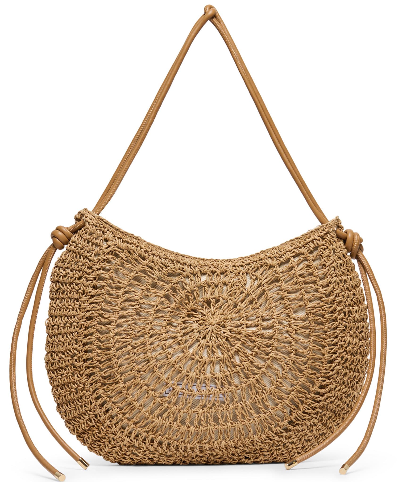 Dolce Vita Freya Woven Straw Shoulder Bag