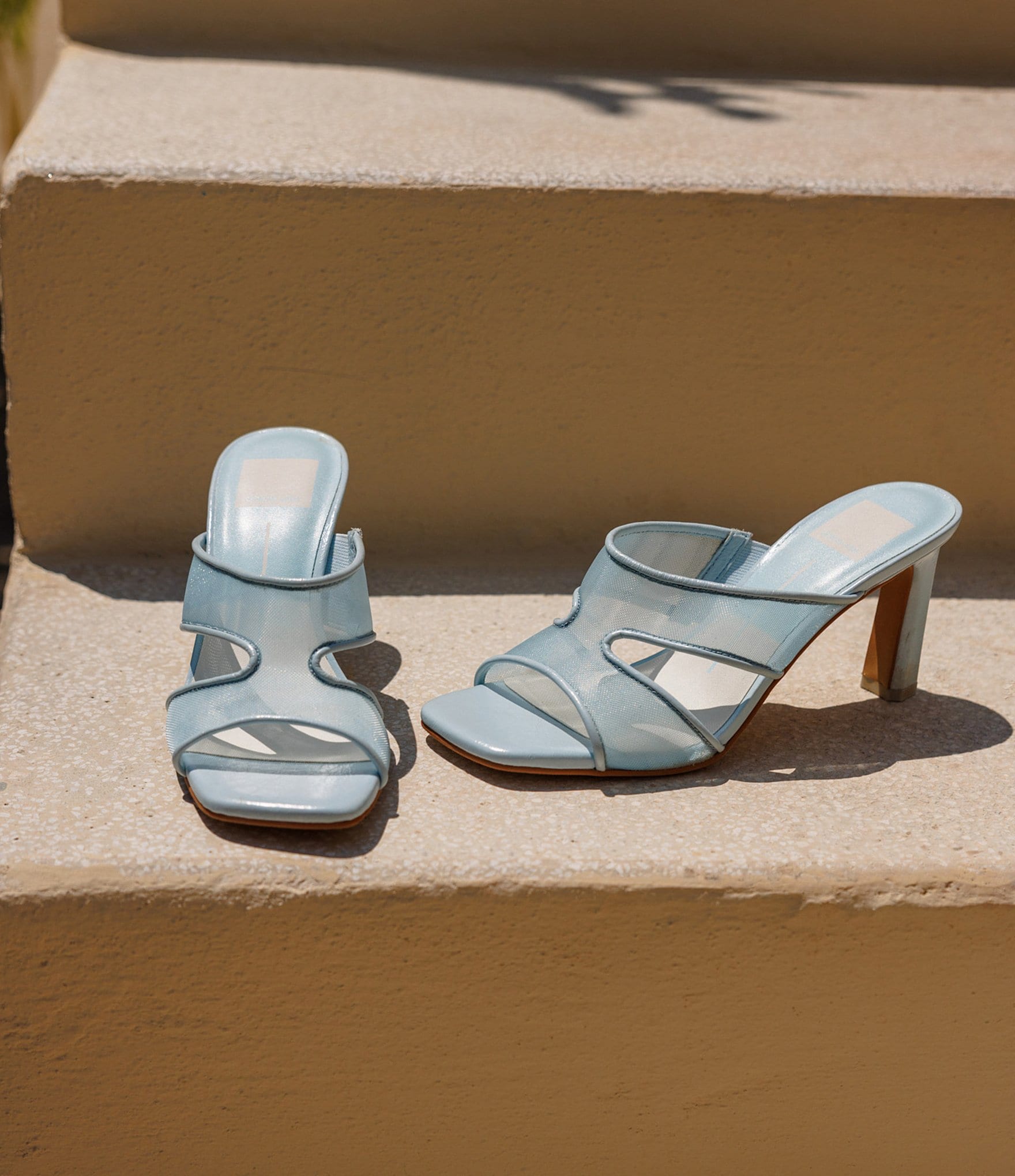 Dolce Vita Gitel Mesh Dress Slide Sandals