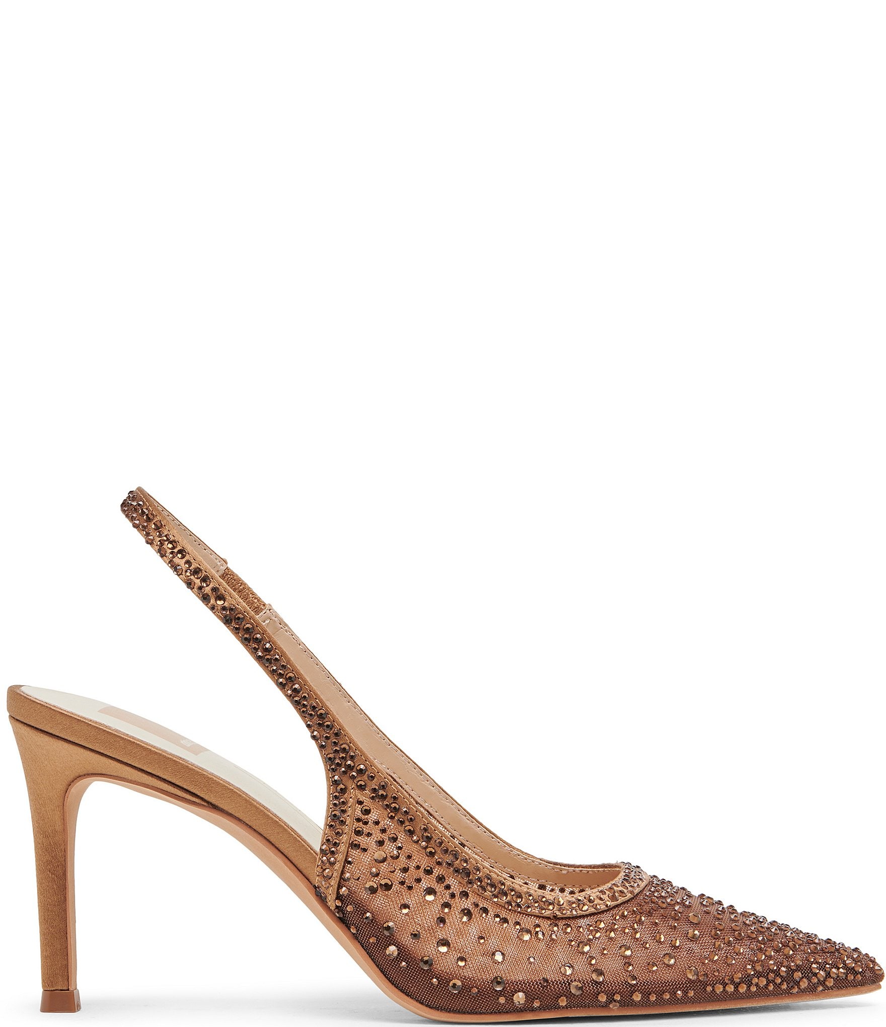 Dolce Vita Kaye Crystal Mesh Slingback Dress Pumps