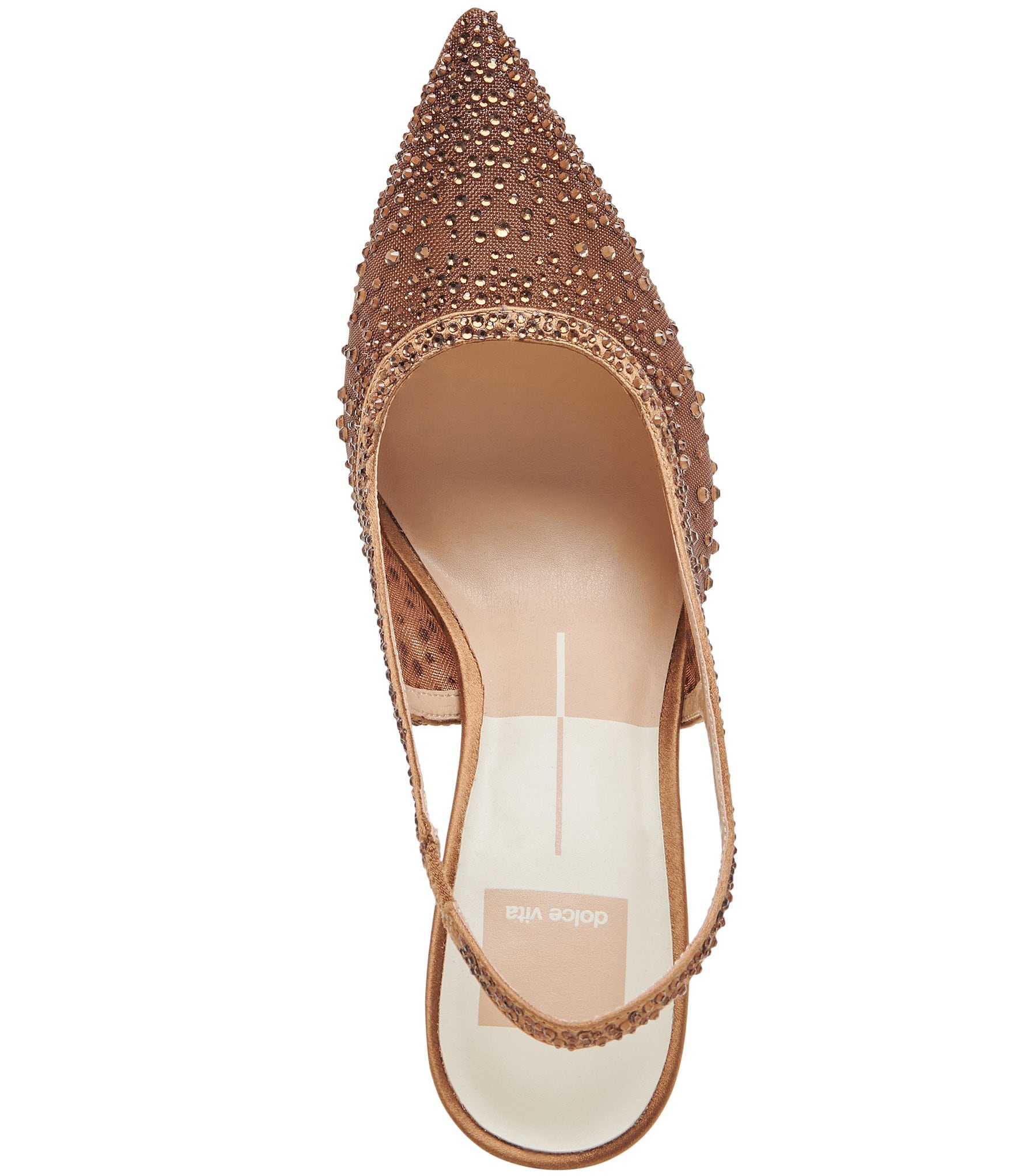 Dolce Vita Kaye Crystal Mesh Slingback Dress Pumps