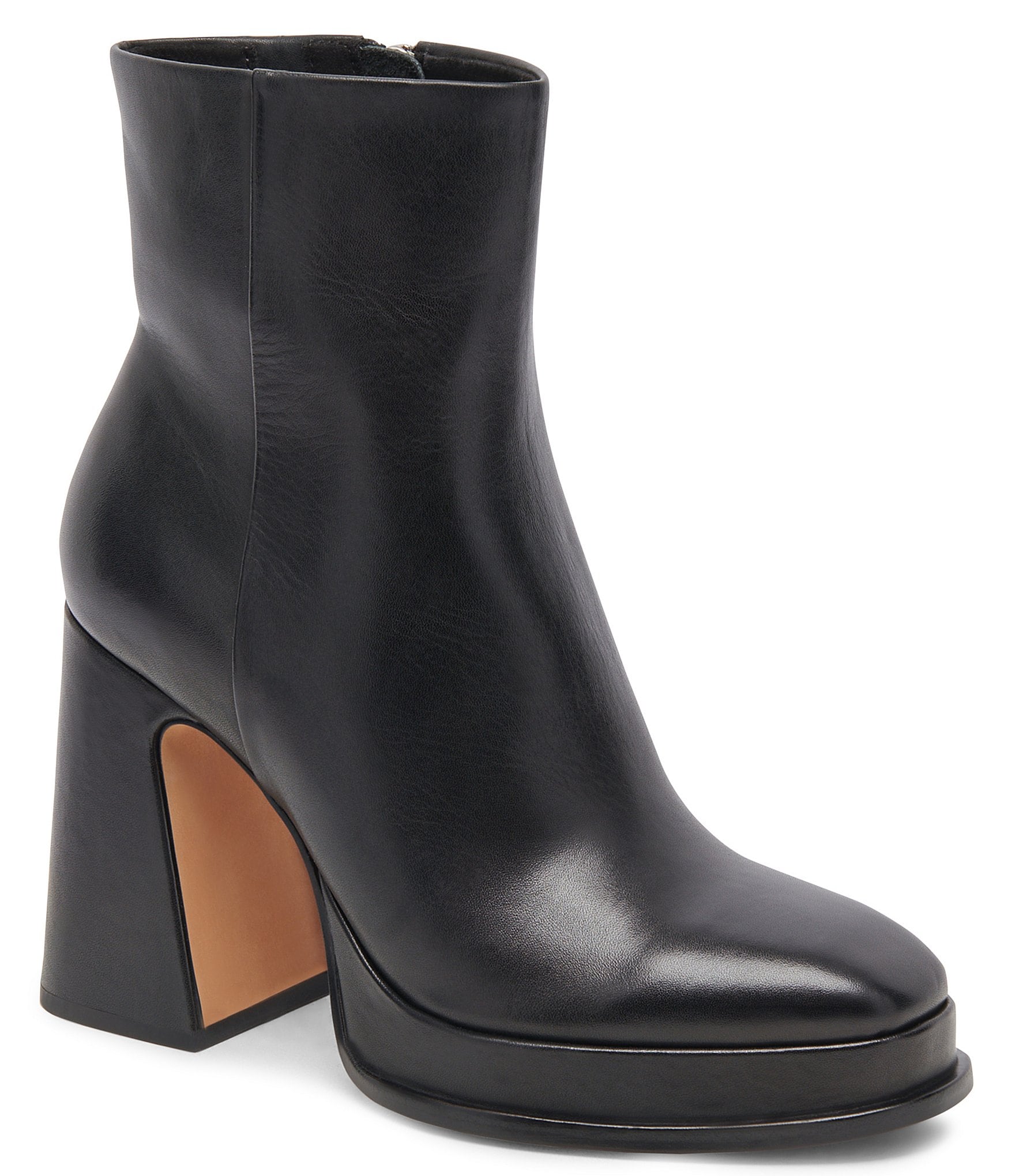 Dolce Vita Lochly Leather Platform Booties | Dillard's