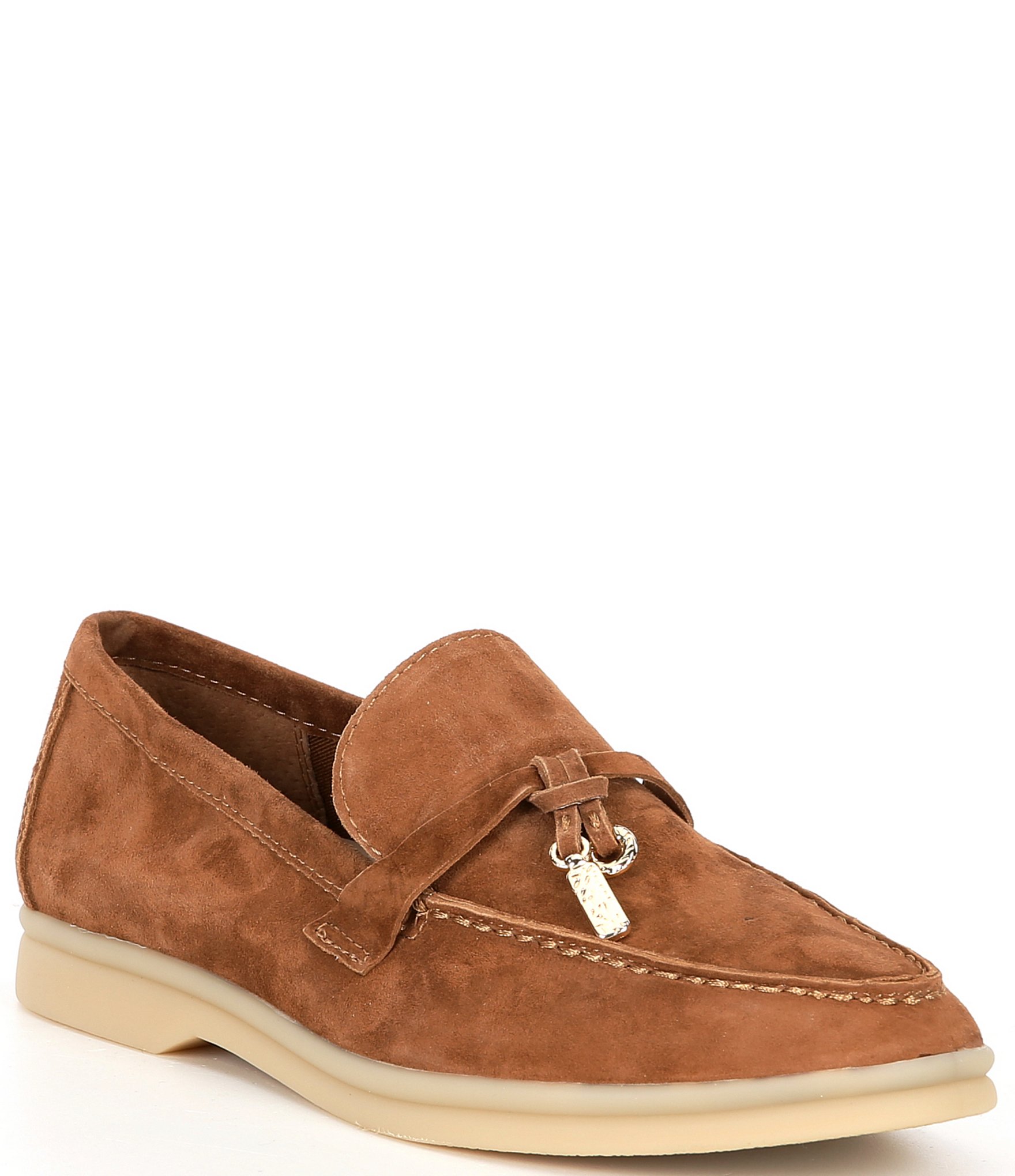 Dolce Vita Lonzo Suede Tassel Charms Loafers | Dillard's