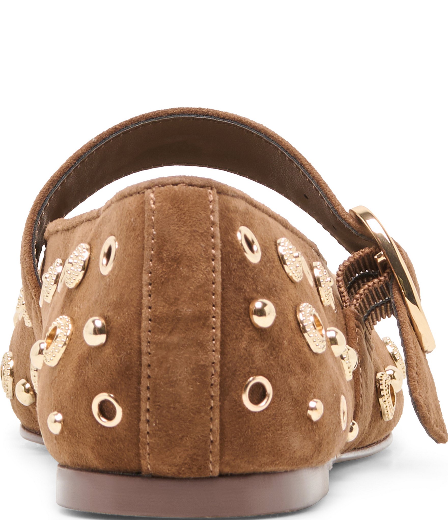 Dolce Vita Mella Suede Studded Mary Jane Ballet Flats